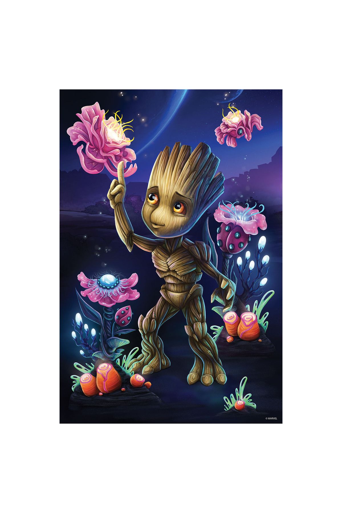 Prime 3D Marvel GrootPuzzle 200 Parça 33346