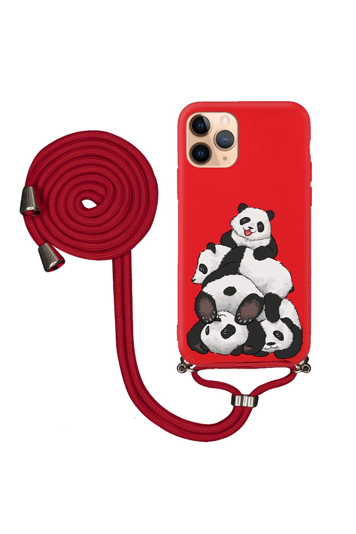 Royaleks iPhone 11 Pro Max İpli Lansman Kılıf - Cute Pandas