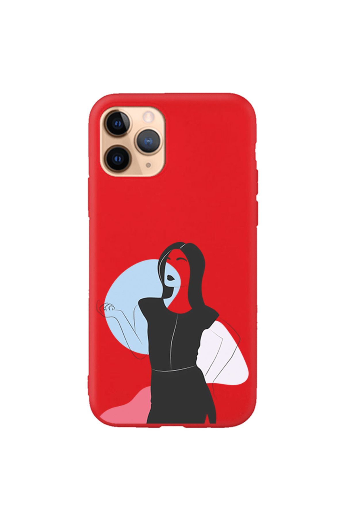 Royaleks iPhone 11 Pro Lansman Kılıf - Art Woman 1
