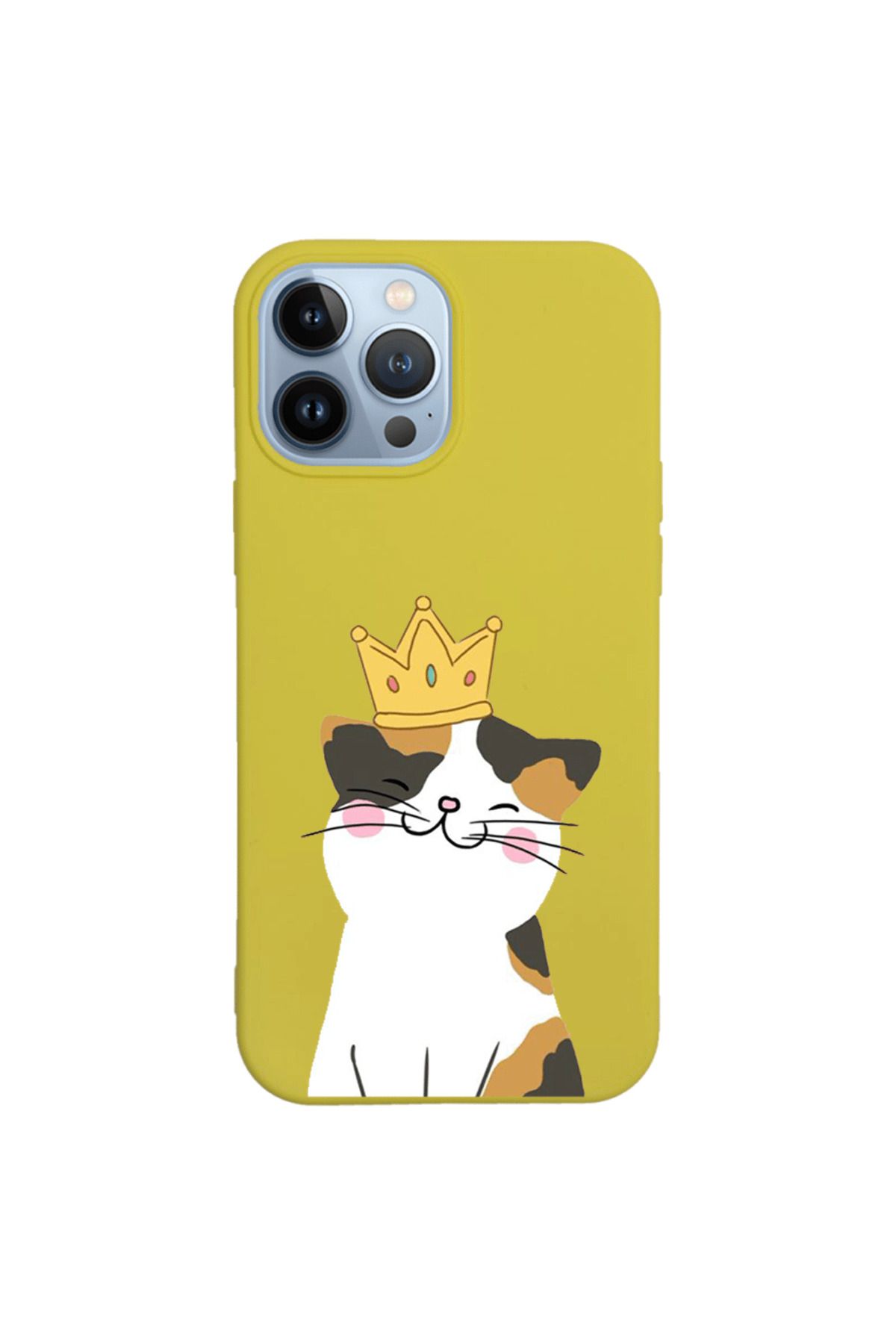 Royaleks iPhone 13 Pro Max Lansman Kılıf - Kedi