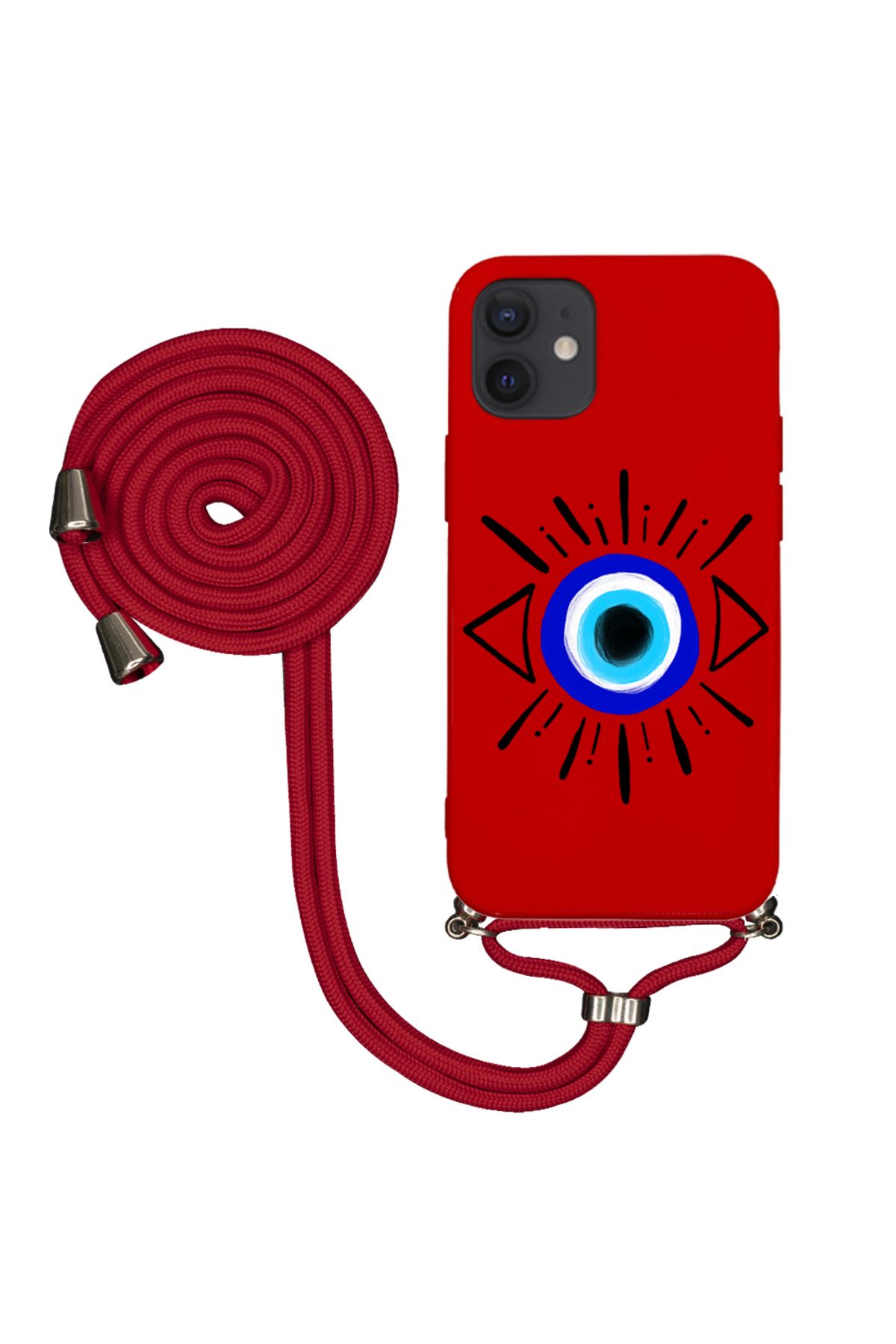 Royaleks iPhone 12 Mini İpli Lansman Kılıf - Eyes 2
