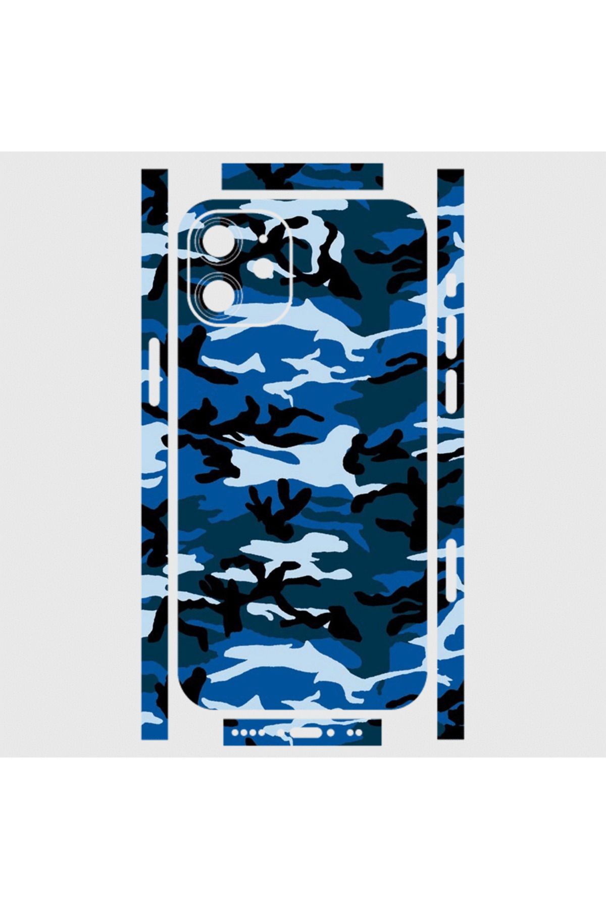 Royaleks iPhone 12 Mini Telefon Kaplama - Black Sea