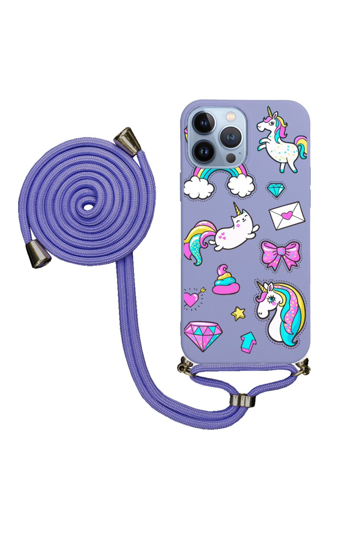 Royaleks iPhone 13 Pro Max İpli Lansman Kılıf - Unicorns Blank