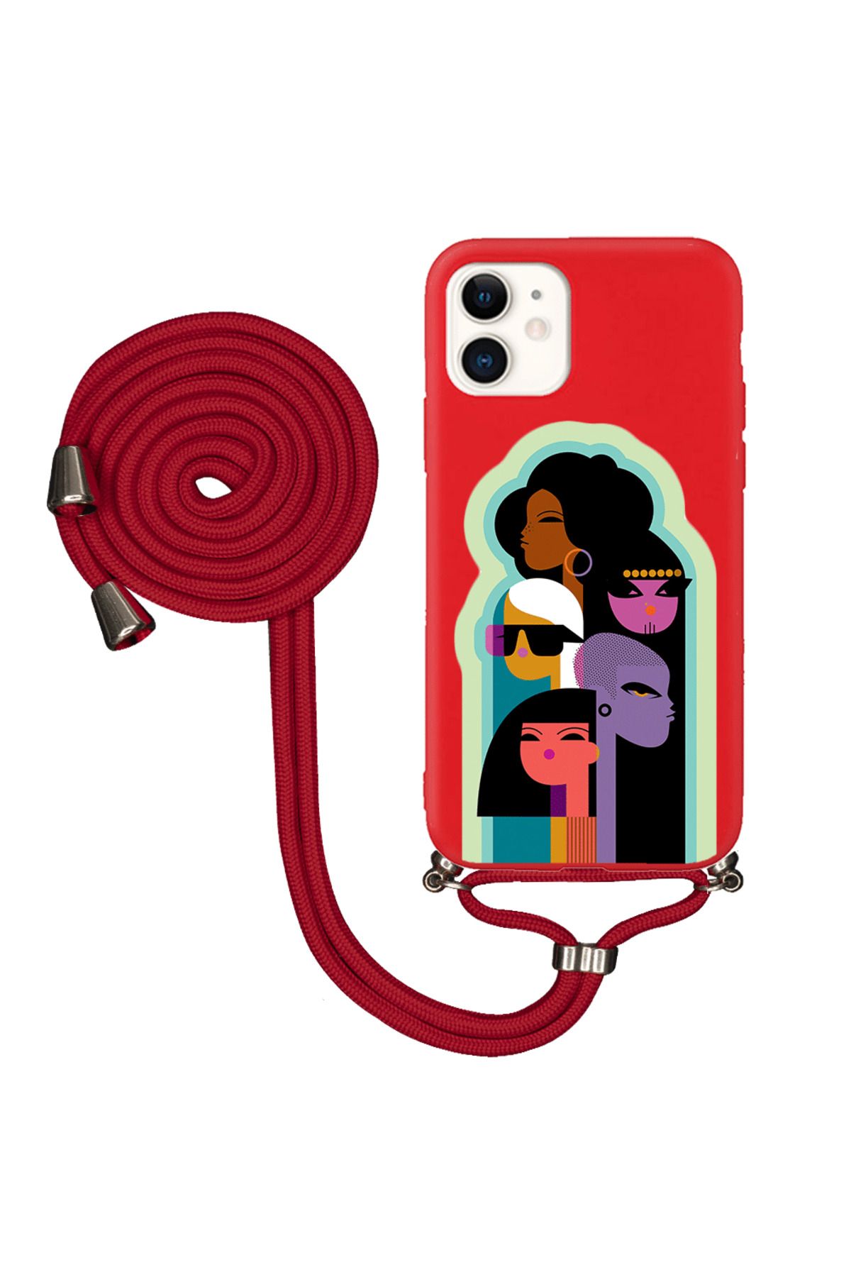 Royaleks iPhone 11 İpli Lansman Kılıf - Art