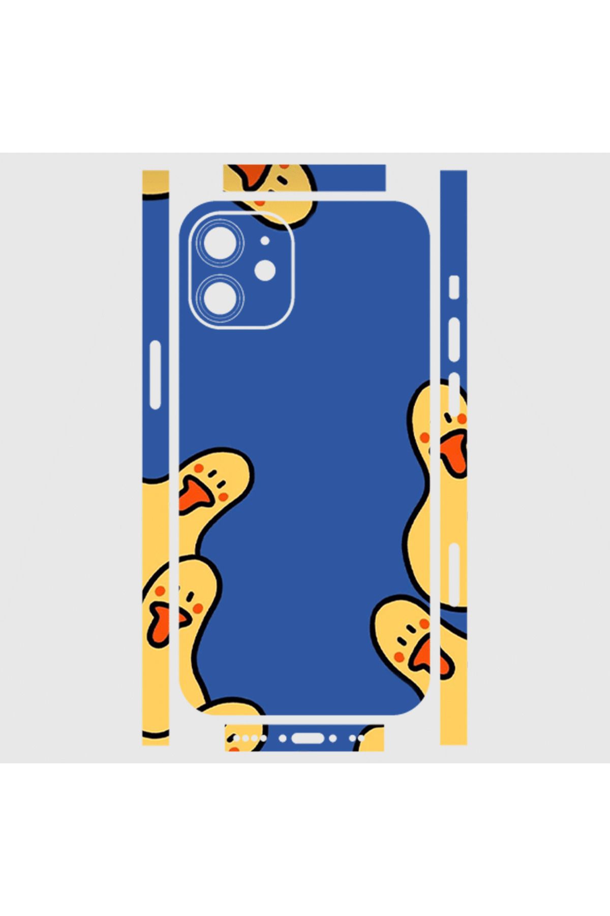 Royaleks iPhone 12 Mini Telefon Kaplama - Ducks