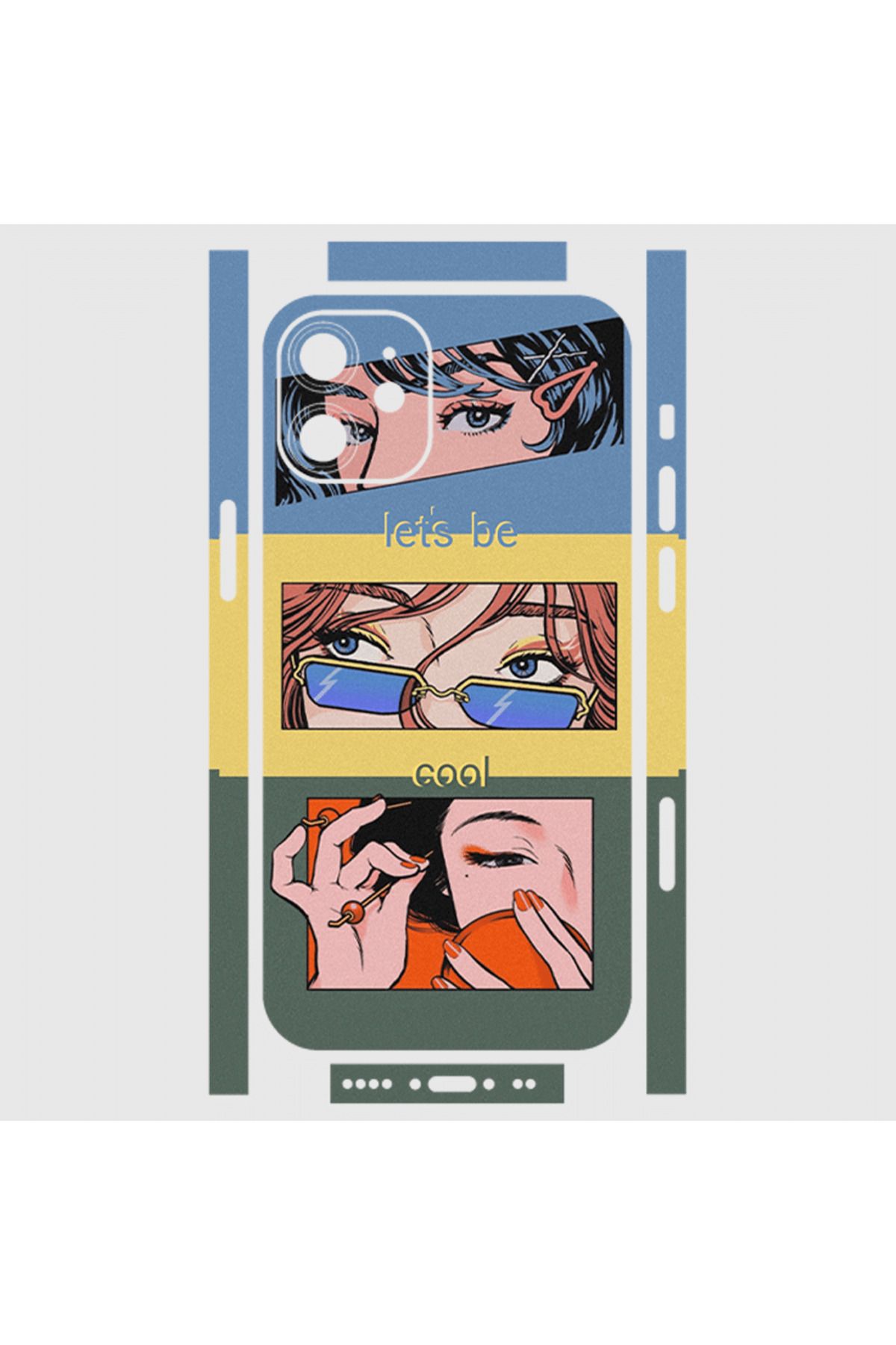 Royaleks iPhone 12 Mini Telefon Kaplama - Lets Be cool