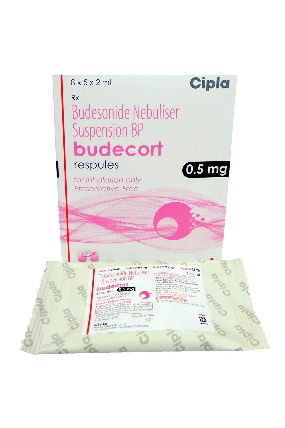 Cipla-Budecort Respules 0.5 Mg / Ml (6*5*2 Ml) 1