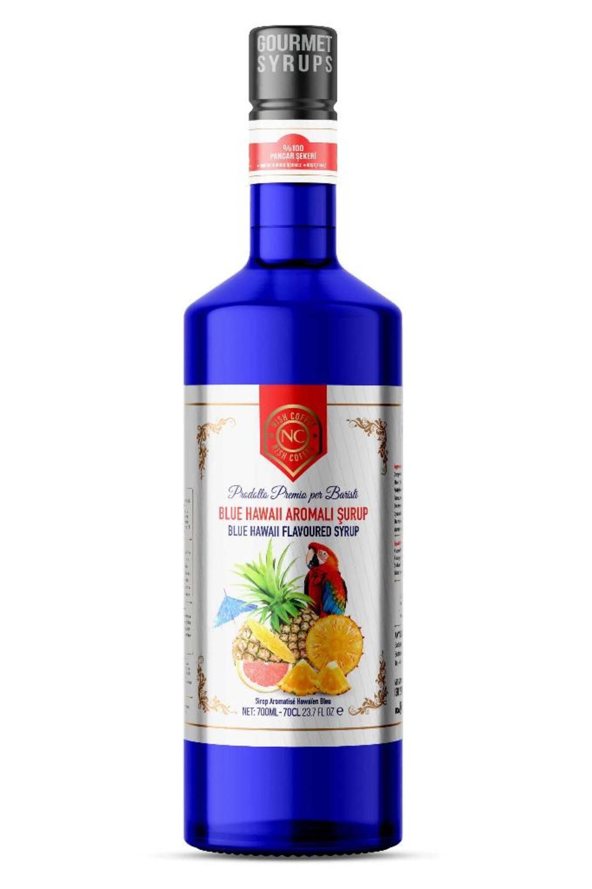 Nish Coffee Nish Blue Hawaii Aromalı Şurup 700 ML - P