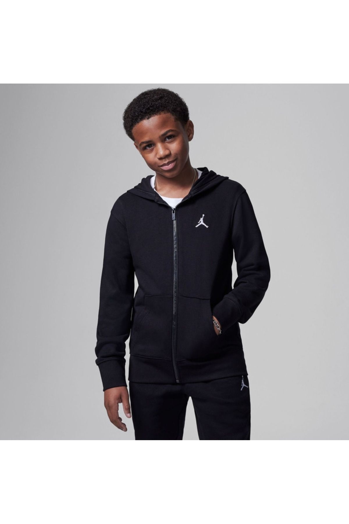 Nike-Jordan Mj Brooklyn ft Fz Hoodie Boys Kids Jacket 95D388-023 1