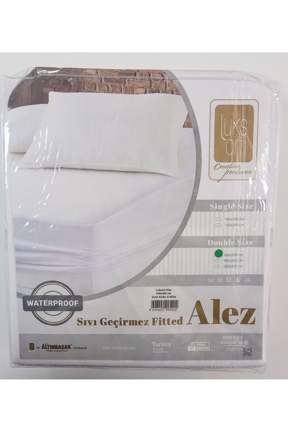 Altınbaşak-Λευκό Liquid Proof Fitted Mattress / Μέγεθος: 160 x 200 cm Λευκό 6