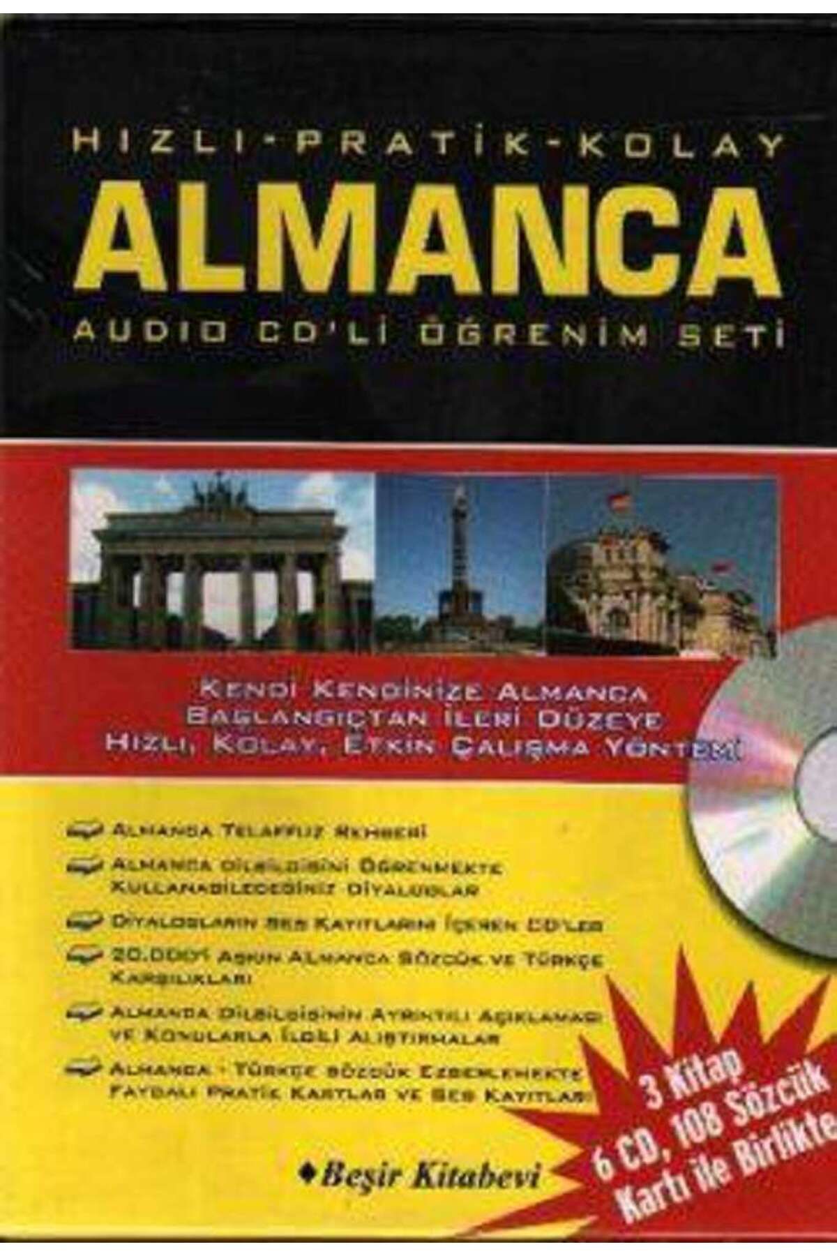 Beşir Kitabevi Hızlı - Pratik - Kolay Almanca Audio CD’li Öğrenme Seti