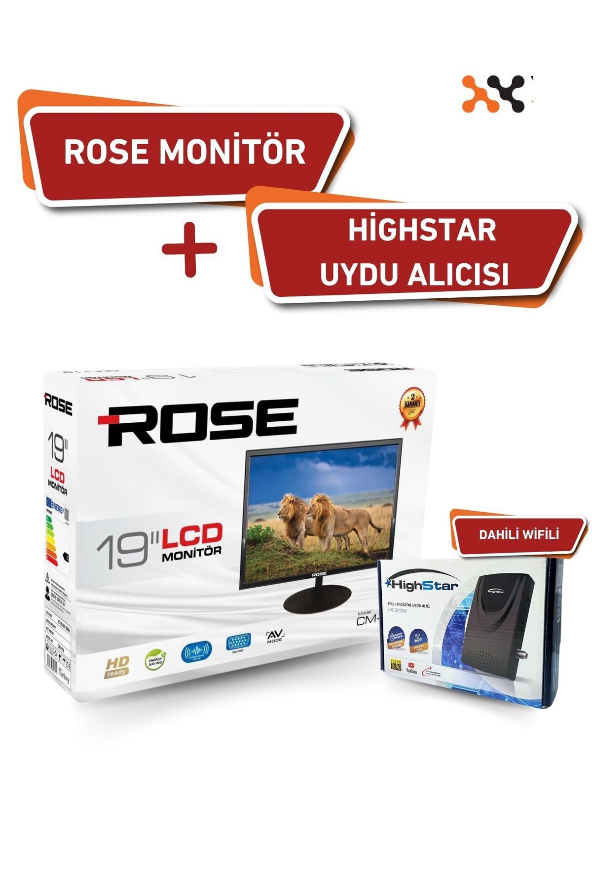 Rose 19" 49 Ekran 12v Full Hd Karavan - Tekne - Yat Lcd Monitör Tv Ve Highstar Dahili Wifili Uydu Alıcısı