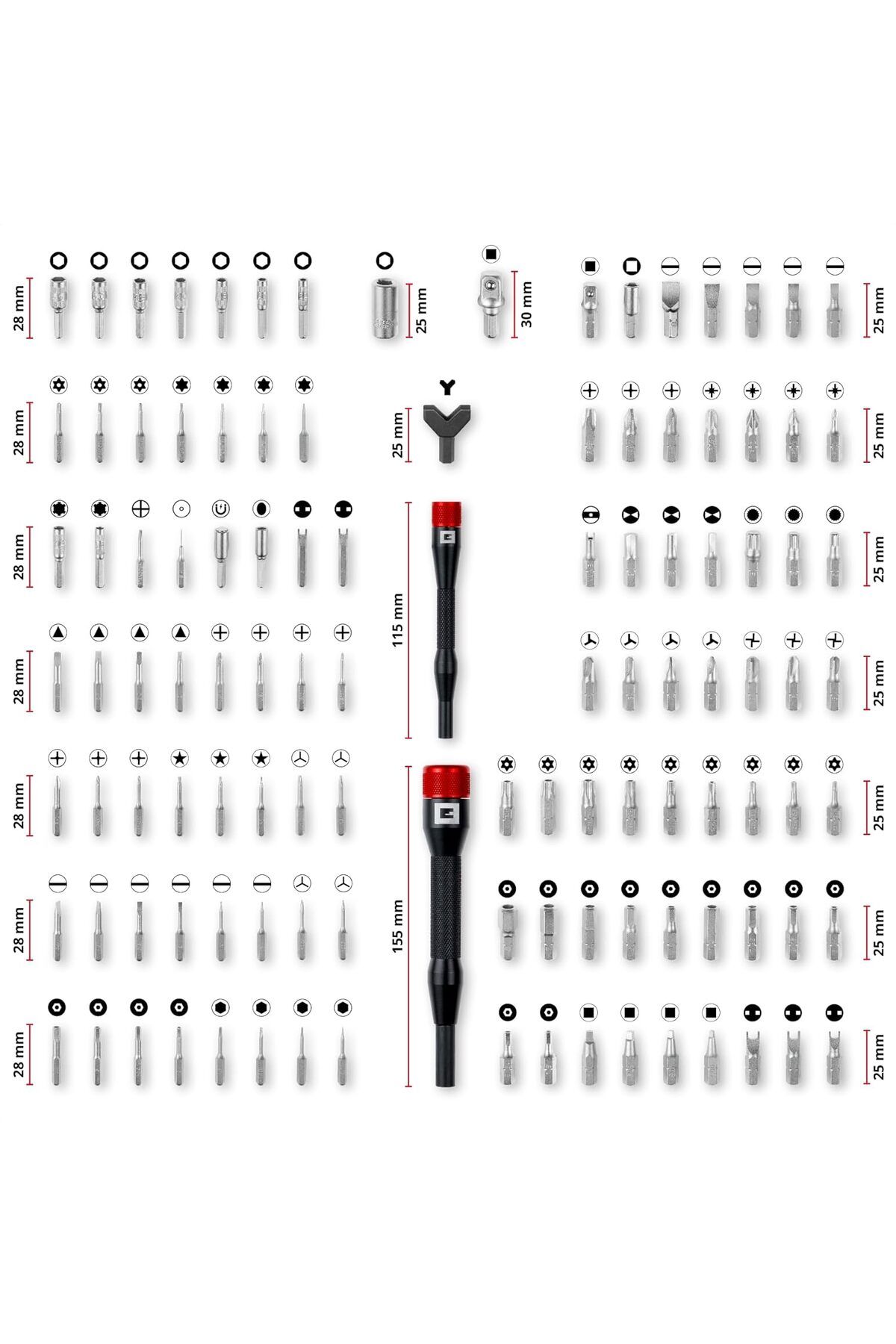 Hassas Bits Set 114 Parça - 49115040 - 4