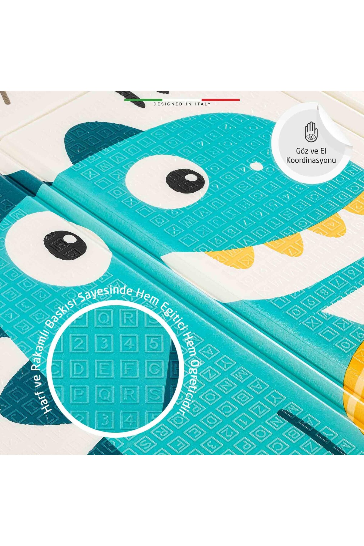 Elele Happy Bear Katlanabilir Oyun Matı Oyun Halısı 180x200x1 Cm XFD216 Happy Bear fotoğrafı 7 (önizleme)