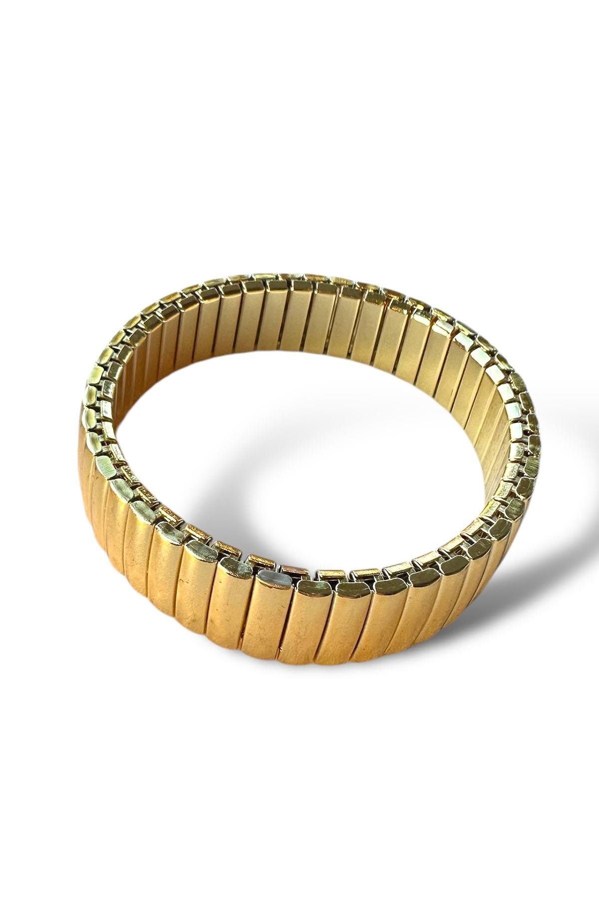 TAKIŞTIR-Gold Color Steel Nomination Bracelet 2