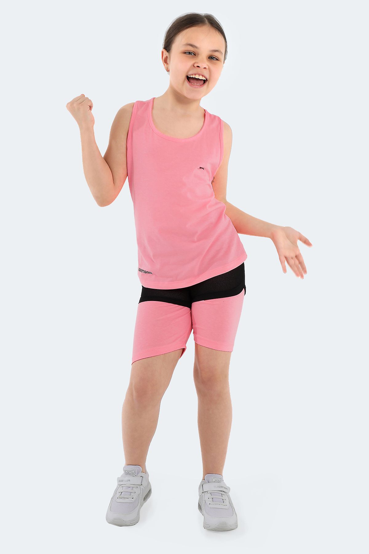 Slazenger-Fuchsia Dolf Girl's Set - Bottom and Top Set 3