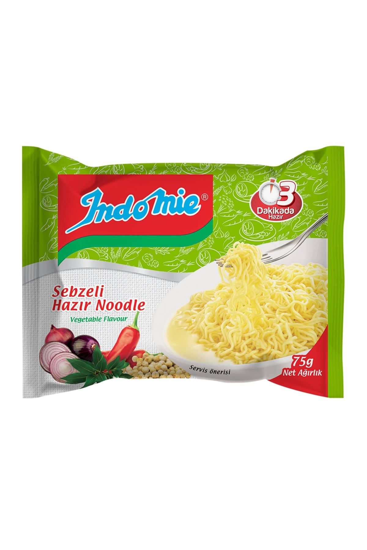 İndomie İNDOMİE SEBZELİ 75GR