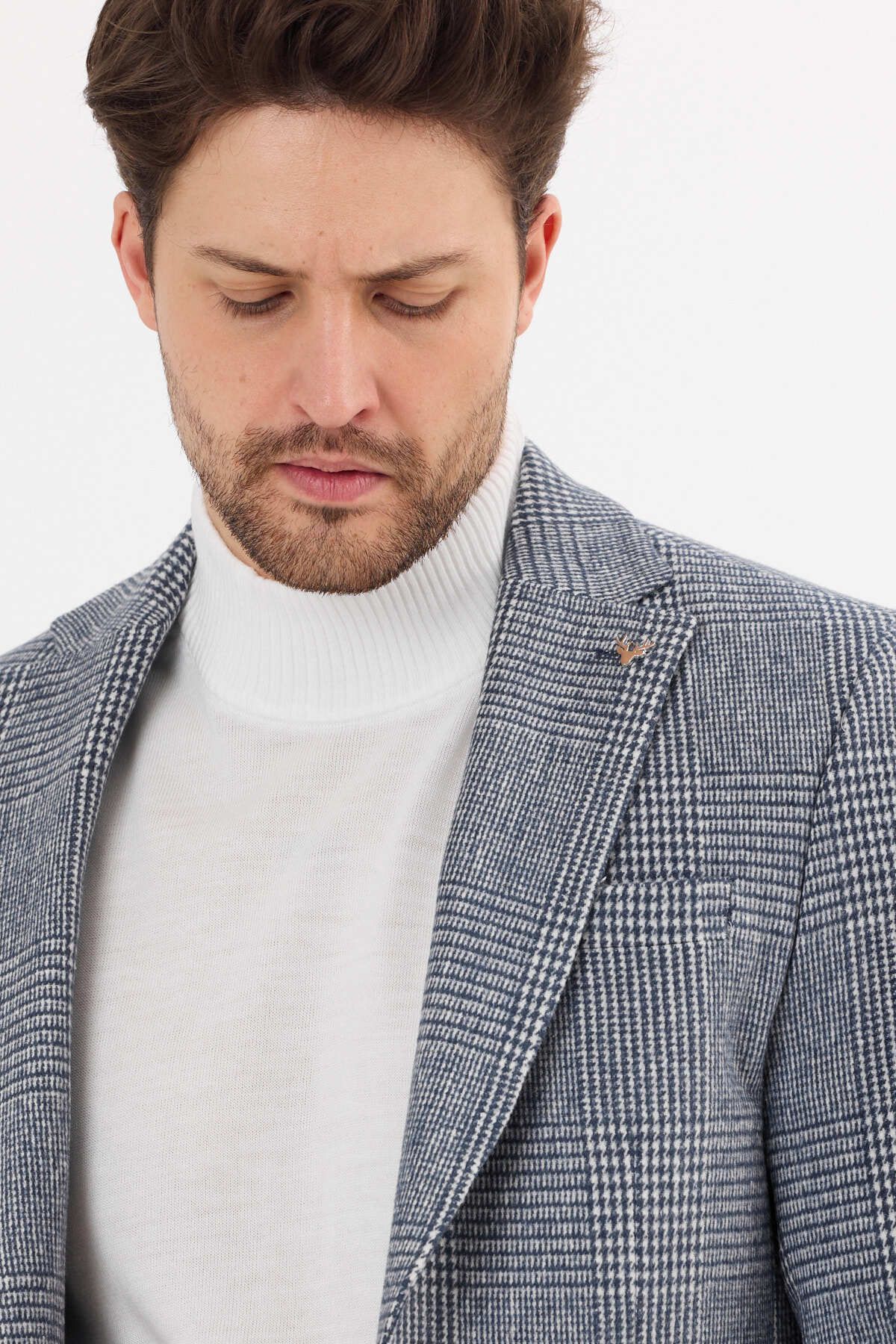 Savira-Faceted Slimfit Jacket - Blended Winter Fabric, Drop 6 Unlined, New Season 4