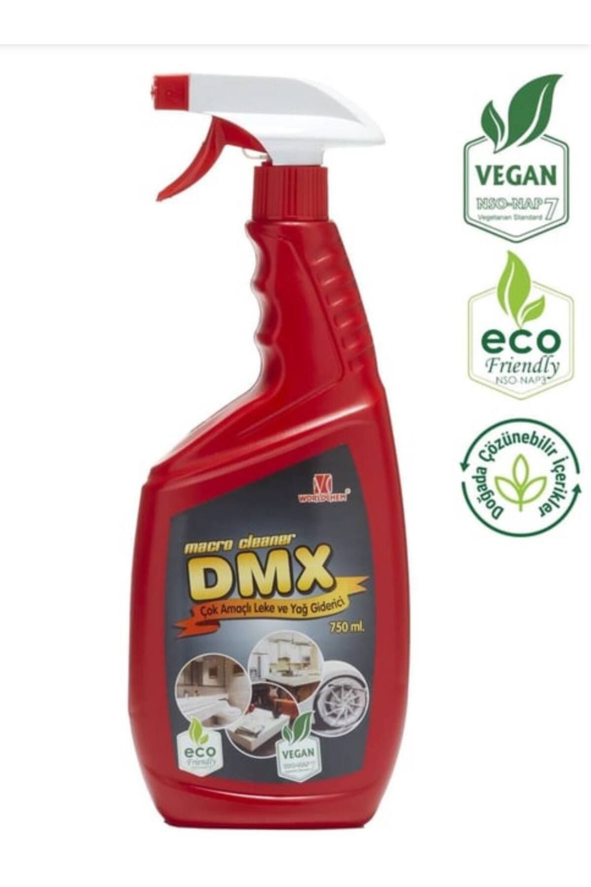 Worldchem DMX Makro Cleaner Bitkisel Çok Amaçlı Leke ve Yağ Giderici Vegan 750 ml