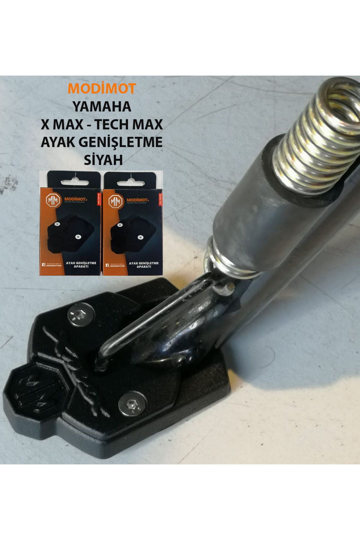 modimot MODİMOT YAMAHA X MAX - TECH MAX AYAK GENİŞLETME SİYAH