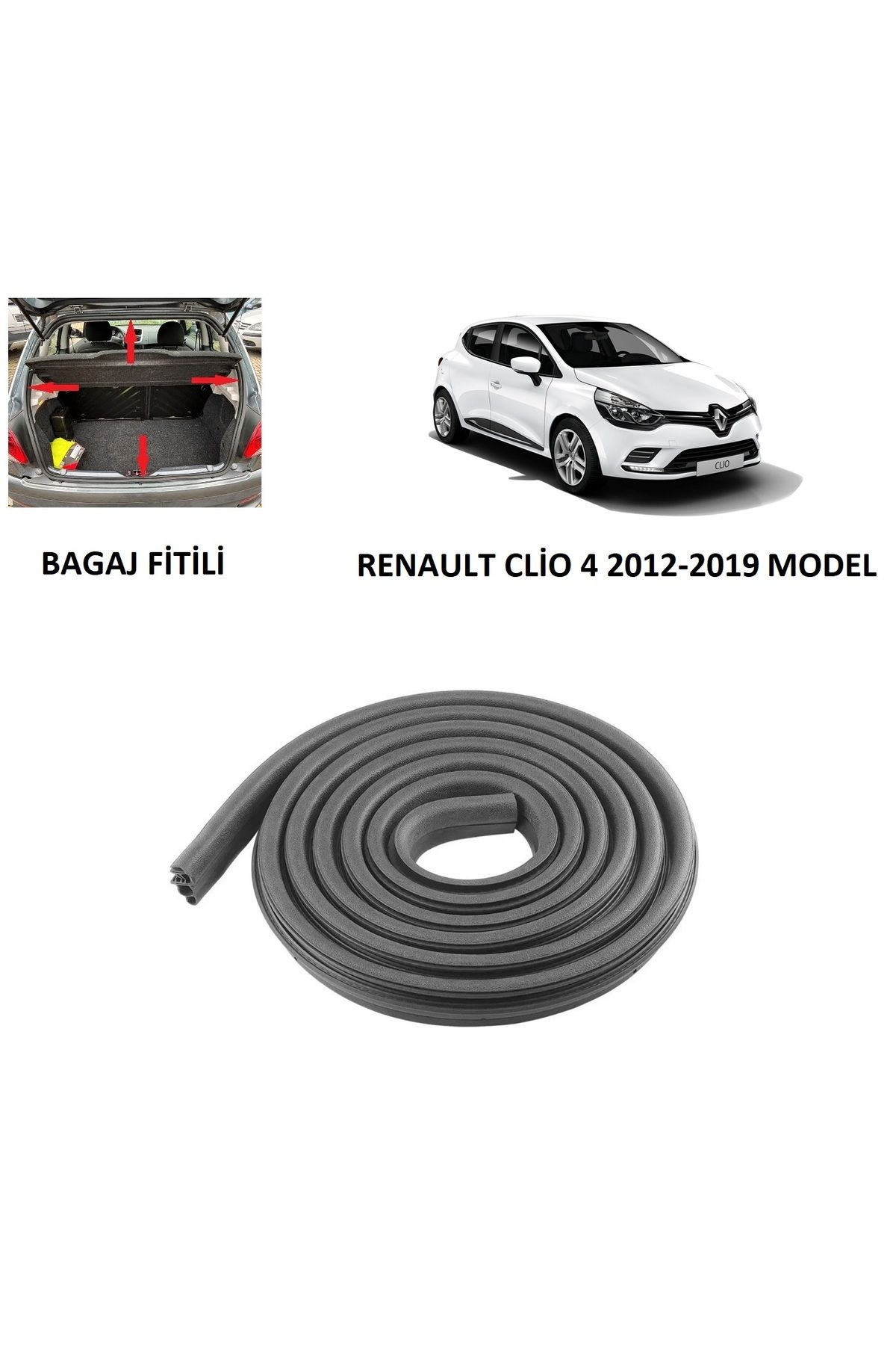 ETA RENAULT CLİO 4 HB BAGAJ FİTİLİ 2012-2019 MODEL - HATCHBACK BAGAJ LASTİĞİ eta091a