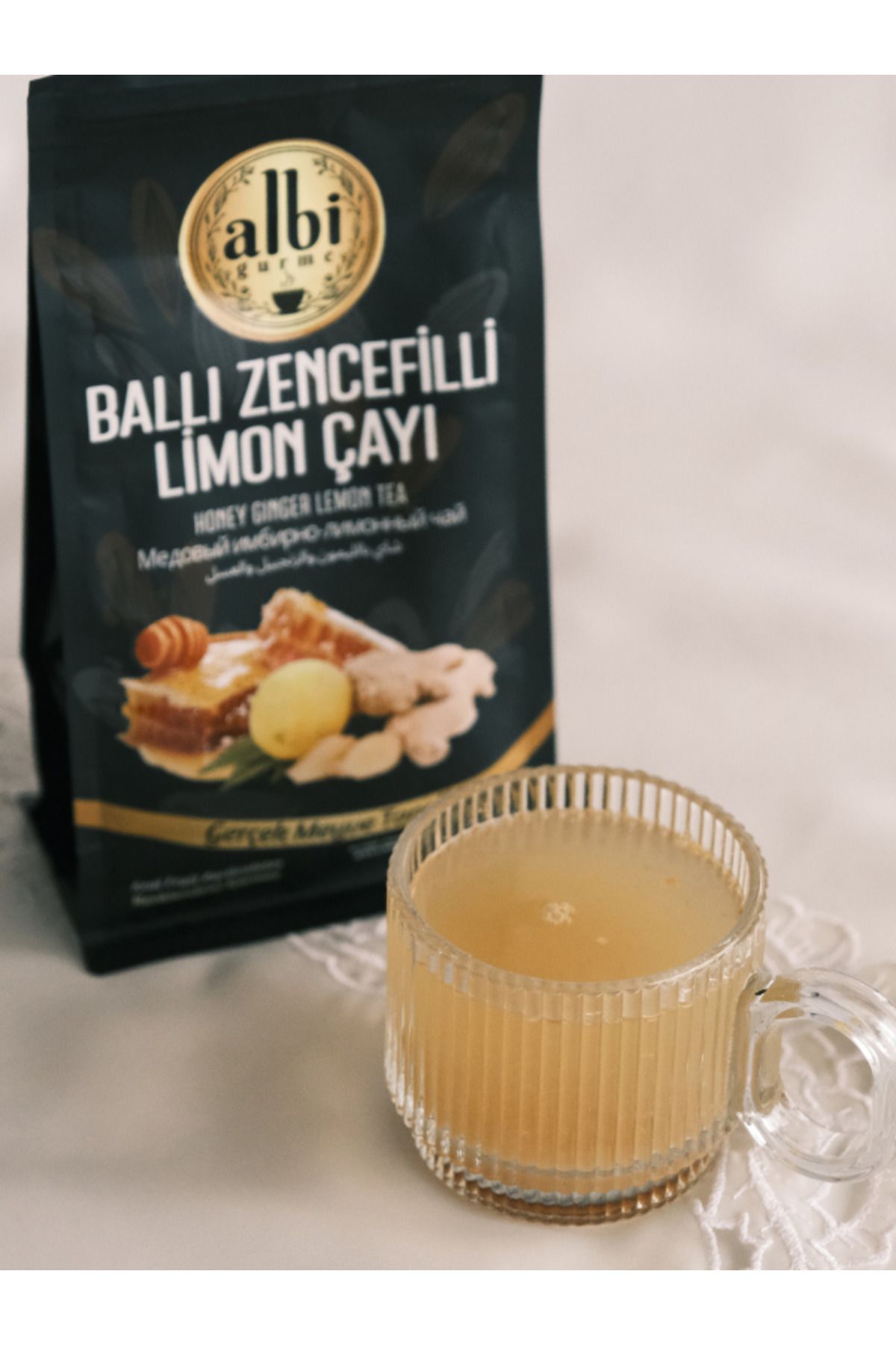 ALBİ GURME BAL ZENCEFİLLİ LİMON ÇAYI 250 gr