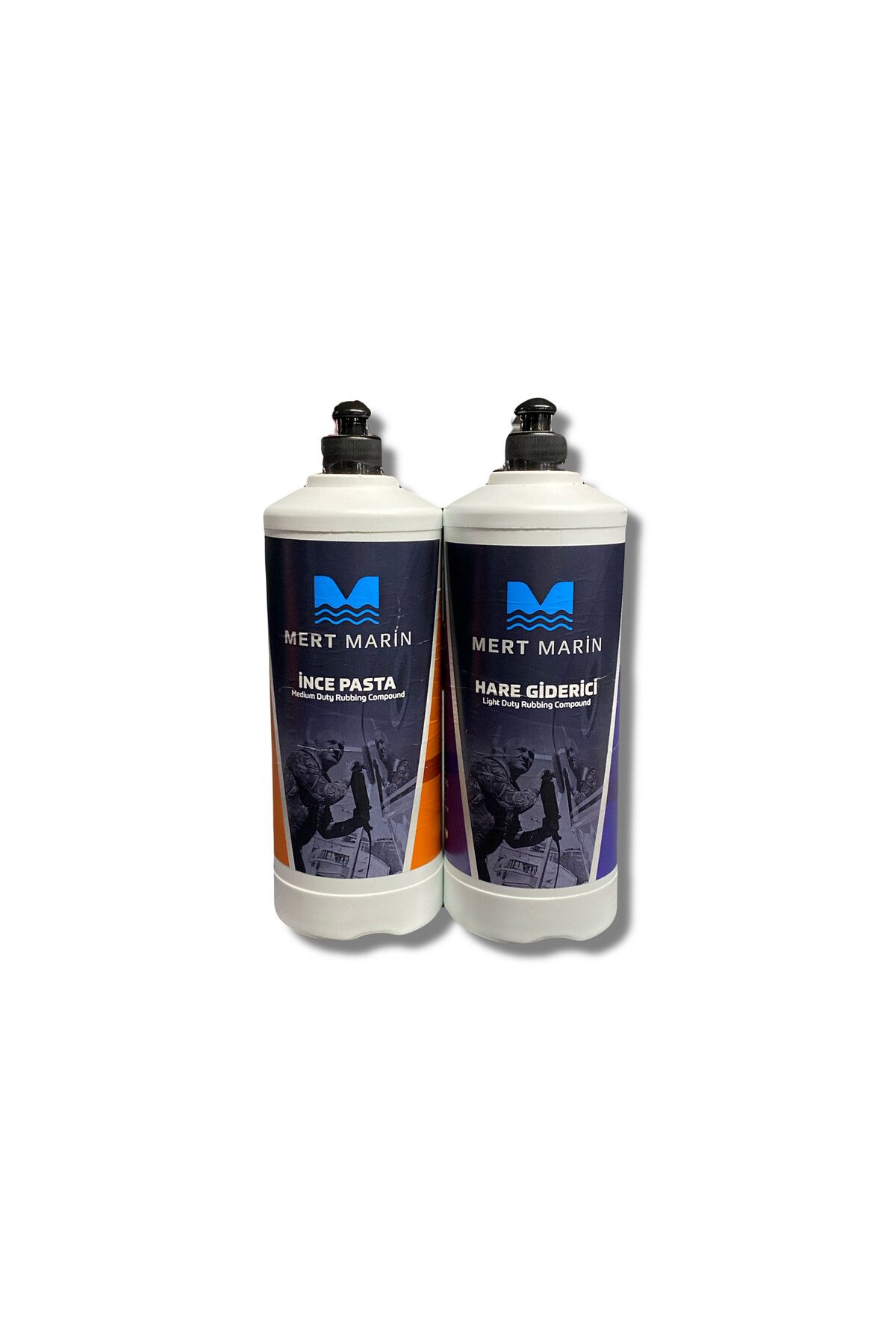 CAR Mert Marin İnce Pasta & Hare Giderici 1lt Medium and Light Duty Rubbing Compound