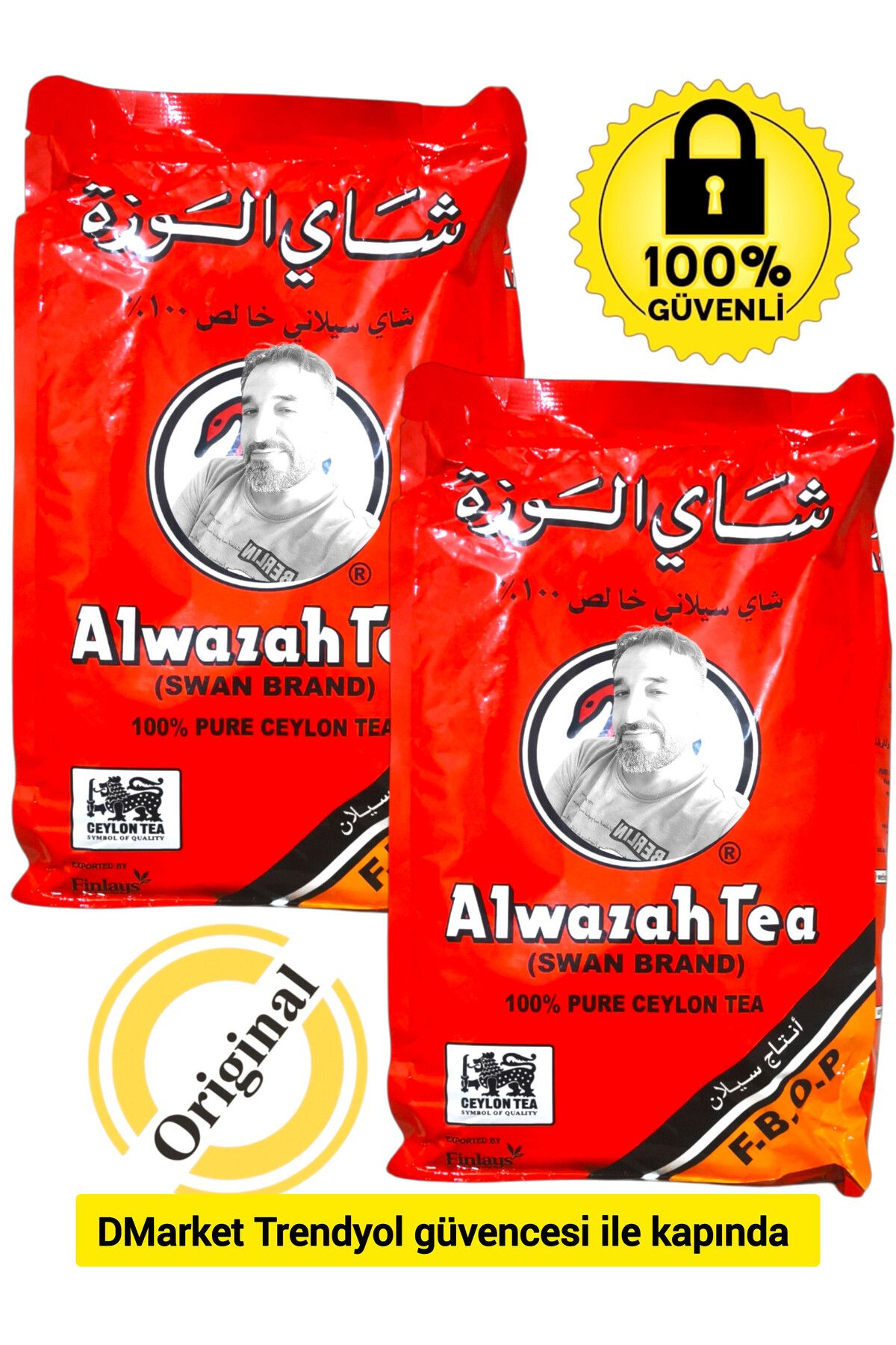 ALWAZAH TEA Ithal Siyah Çay (400 gr X 2 Adet)