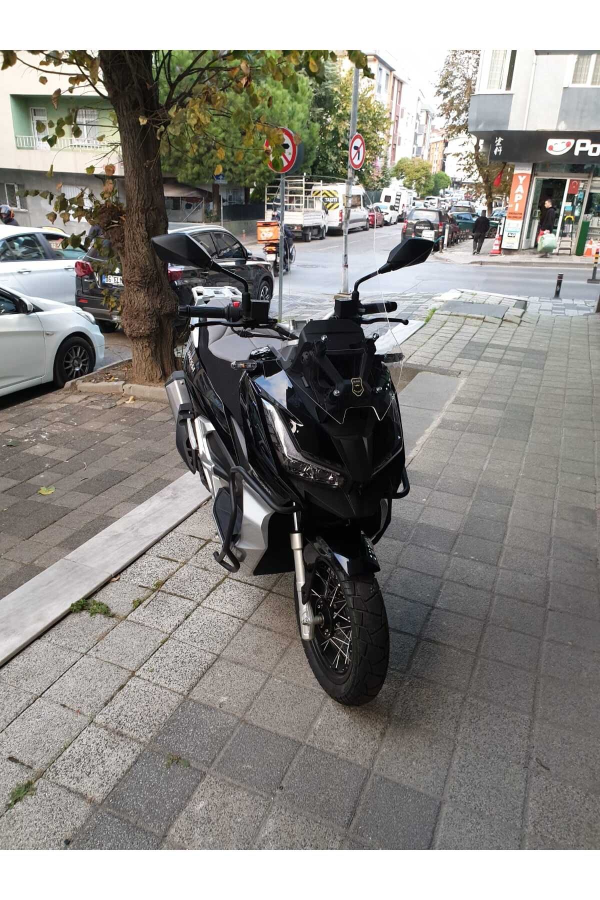 Barossa ADV 125 Siperlik Ön Cam 2025 Model 65cm Şeffaf Renkli 4mm ORTA BOYLU CAM