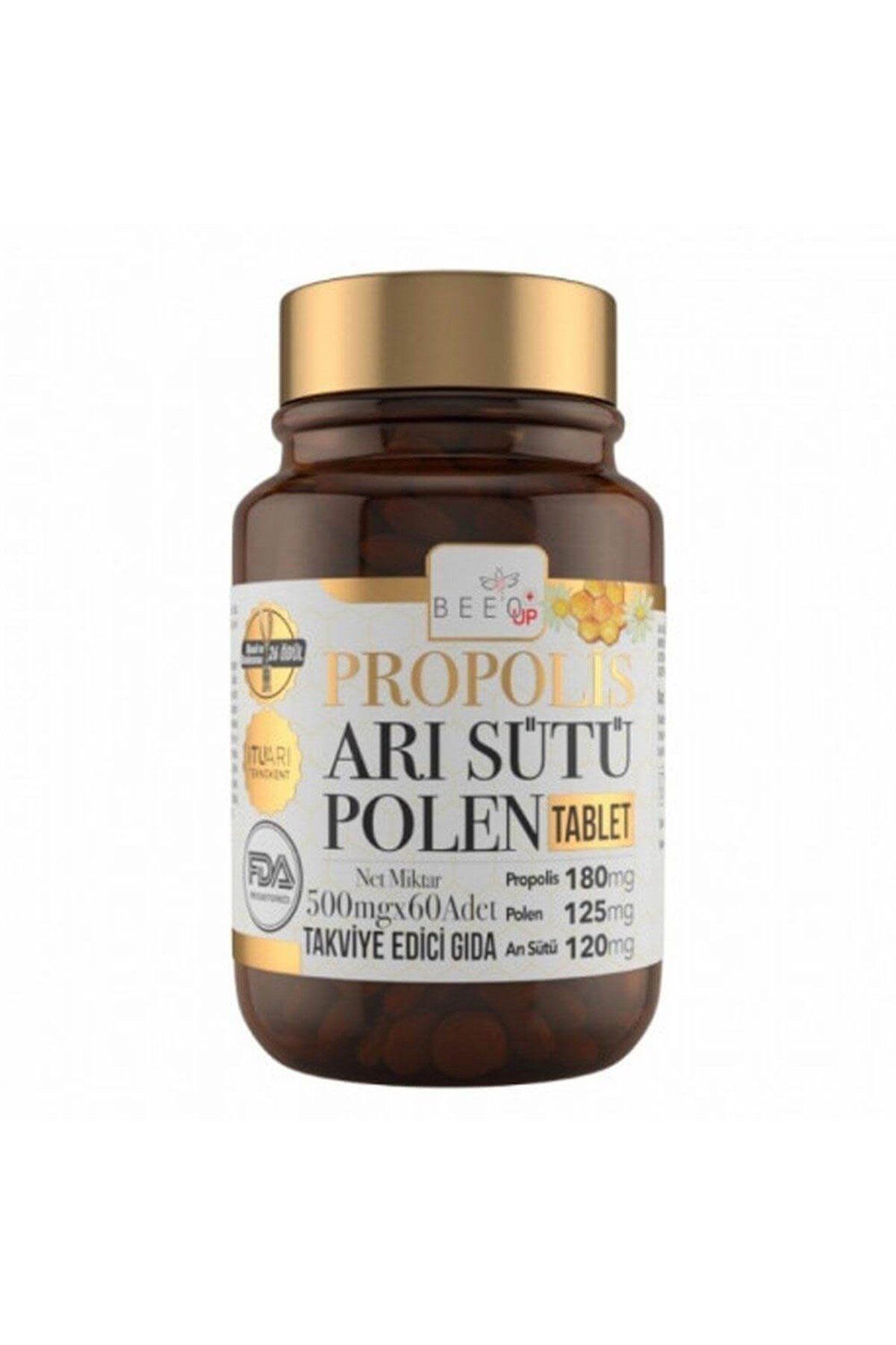 BEE'O Up Propolis Arı Sütü Polen Yetişkin 60 Tablet