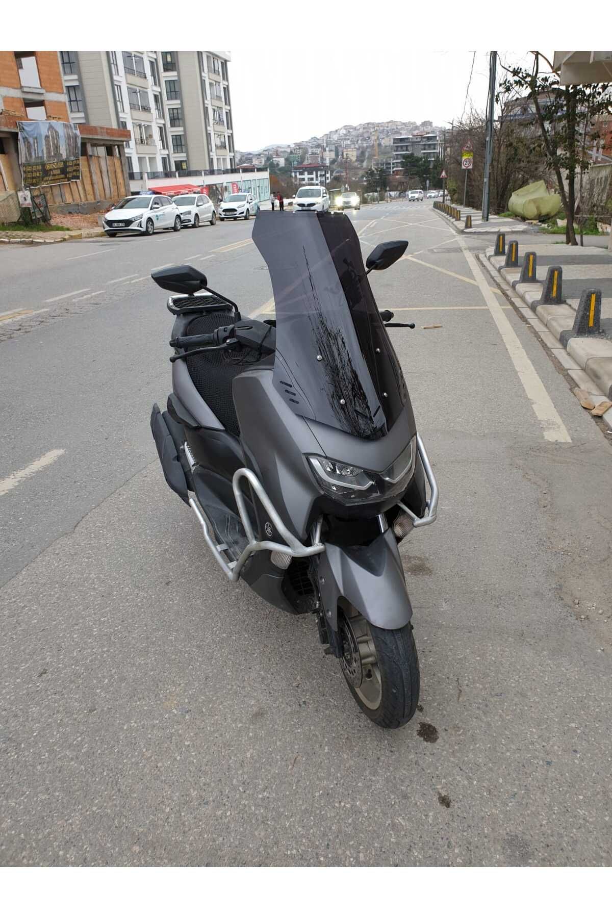 Falcon Cmax 155 Siperlik Ön Cam 2023-2025 Model 65cm Siyah Renkli 4mm ORTA BOYLU CAM