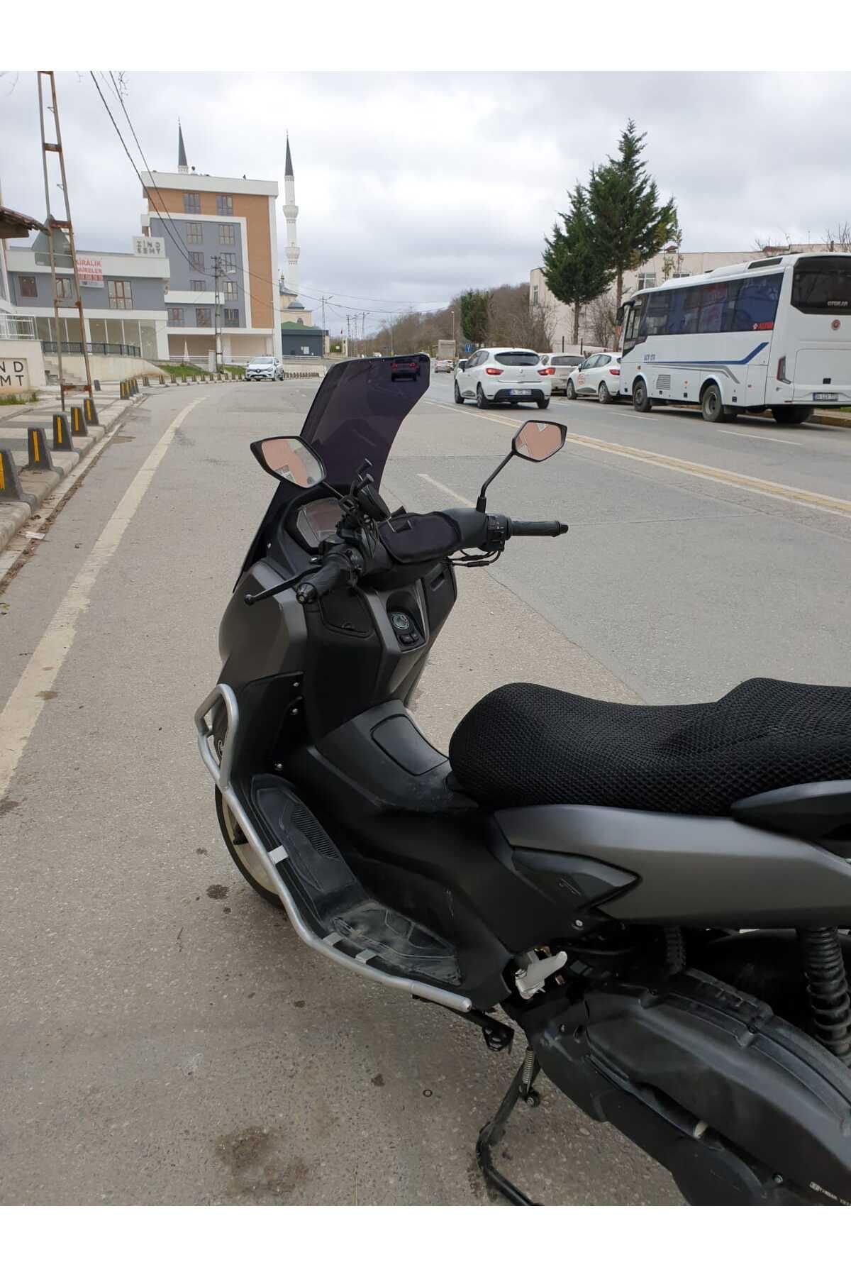 Falcon Cmax 155 Siperlik Ön Cam 2023-2025 Model 65cm Siyah Renkli 4mm ORTA BOYLU CAM