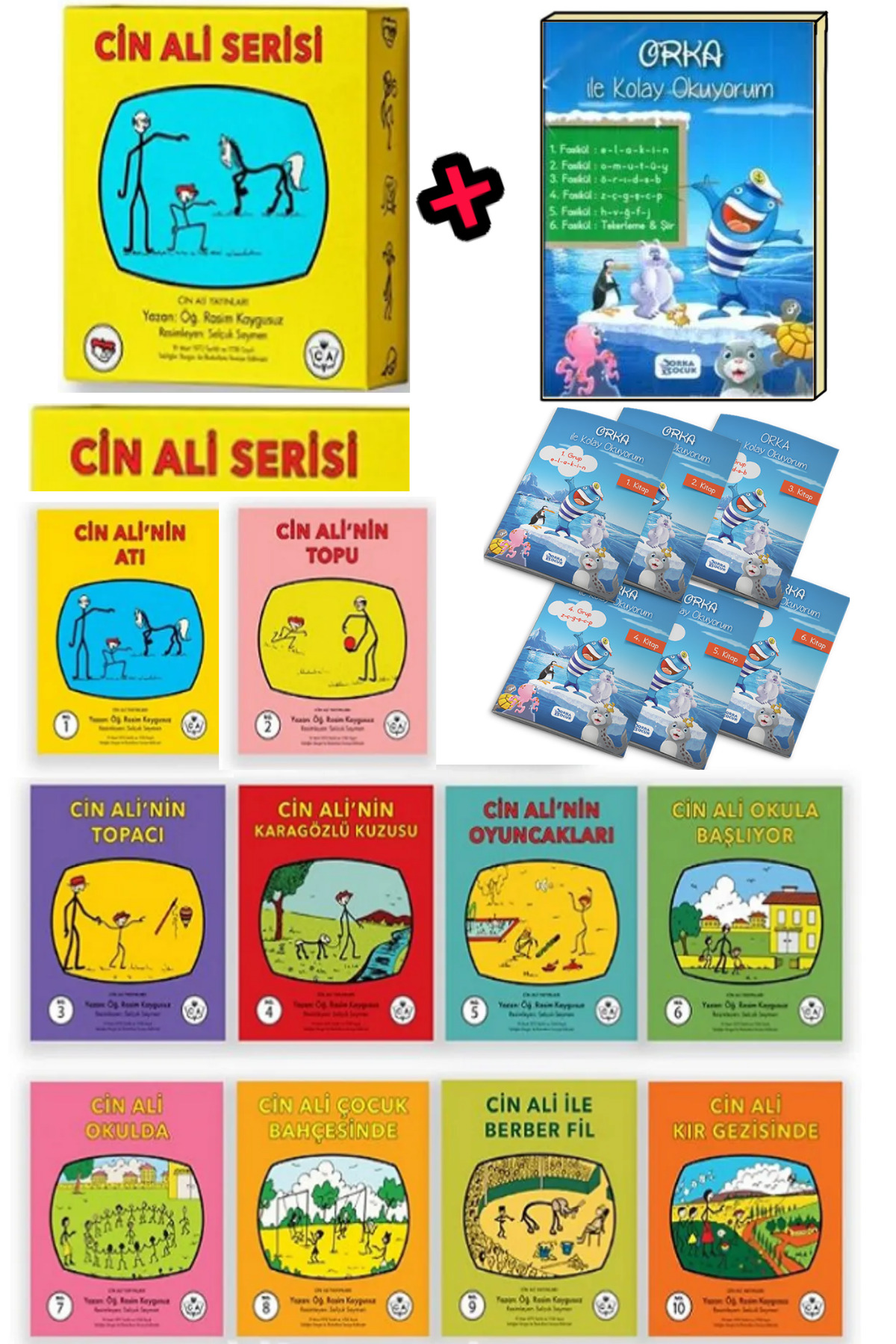 Cay Cin Ali Yayınları Cin Ali Hikaye Seti 10 Kitap +1.sınıf Hızlı Okuma Teknikleri Kitabı fotoğrafı 2 (önizleme)