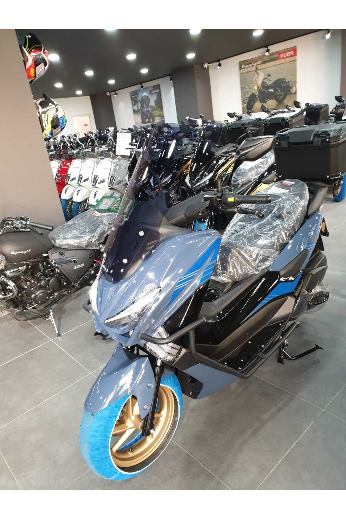 Küba Newcity 125 Siperlik Ön Cam 2023-2025 Model 75cm Füme Renkli 4mm UZUN CAM