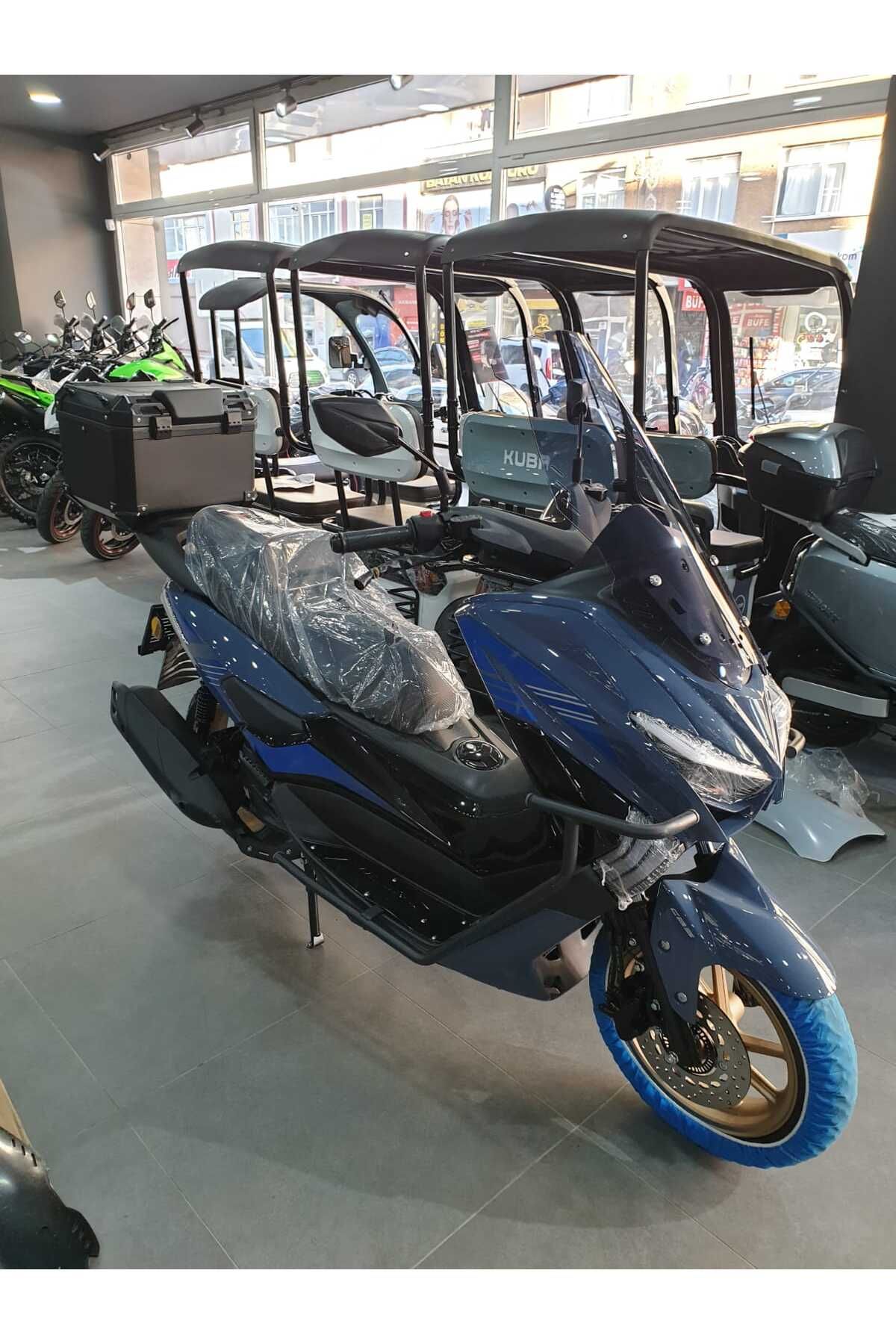 Küba Newcity 125 Siperlik Ön Cam 2023-2025 Model 75cm Füme Renkli 4mm UZUN CAM