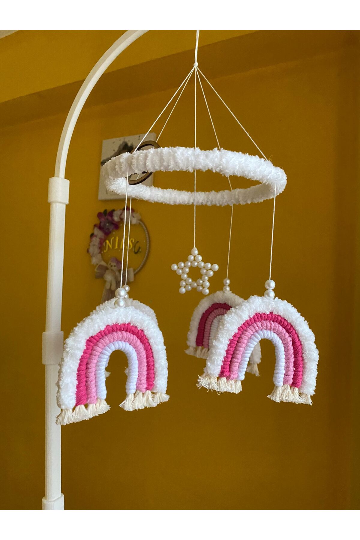 Nilsu Tasarım Bebek Dönencesi - Beşik Süsü - Mobil fotoğrafı 4 (önizleme)