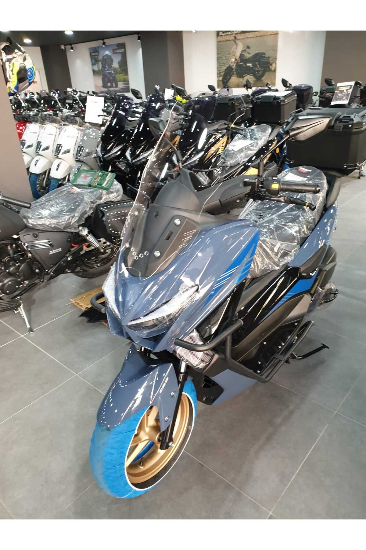 Küba Newcity 125 Siperlik Ön Cam 2023-2025 Model 75cm Şeffaf Renkli 4mm UZUN CAM