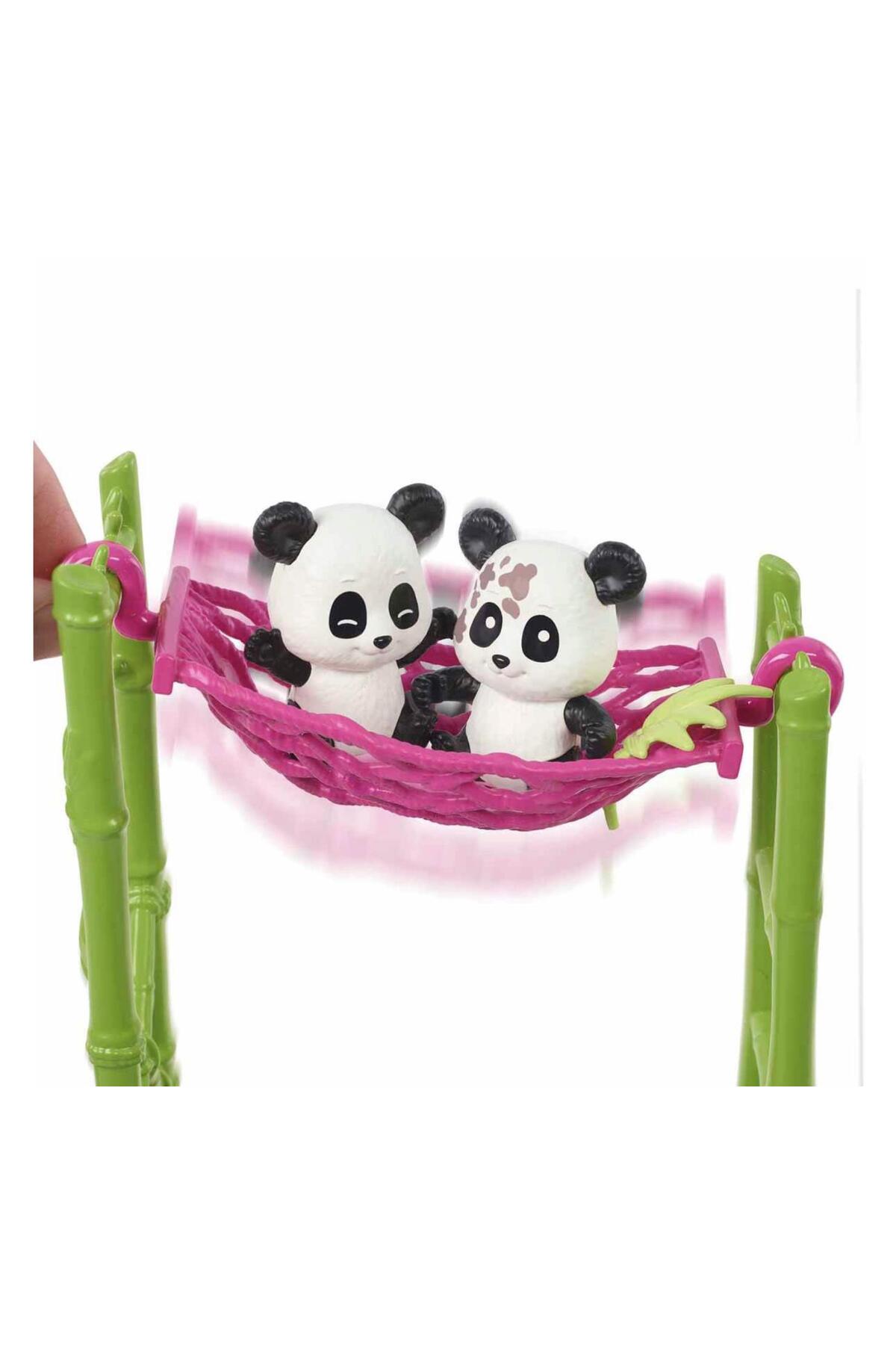 Barbie ® Panda Bakımı oyun seti ve aksesuarları, renk değişimi özelliği ve 20'den fazla parça HKT77 fotoğrafı 4 (önizleme)