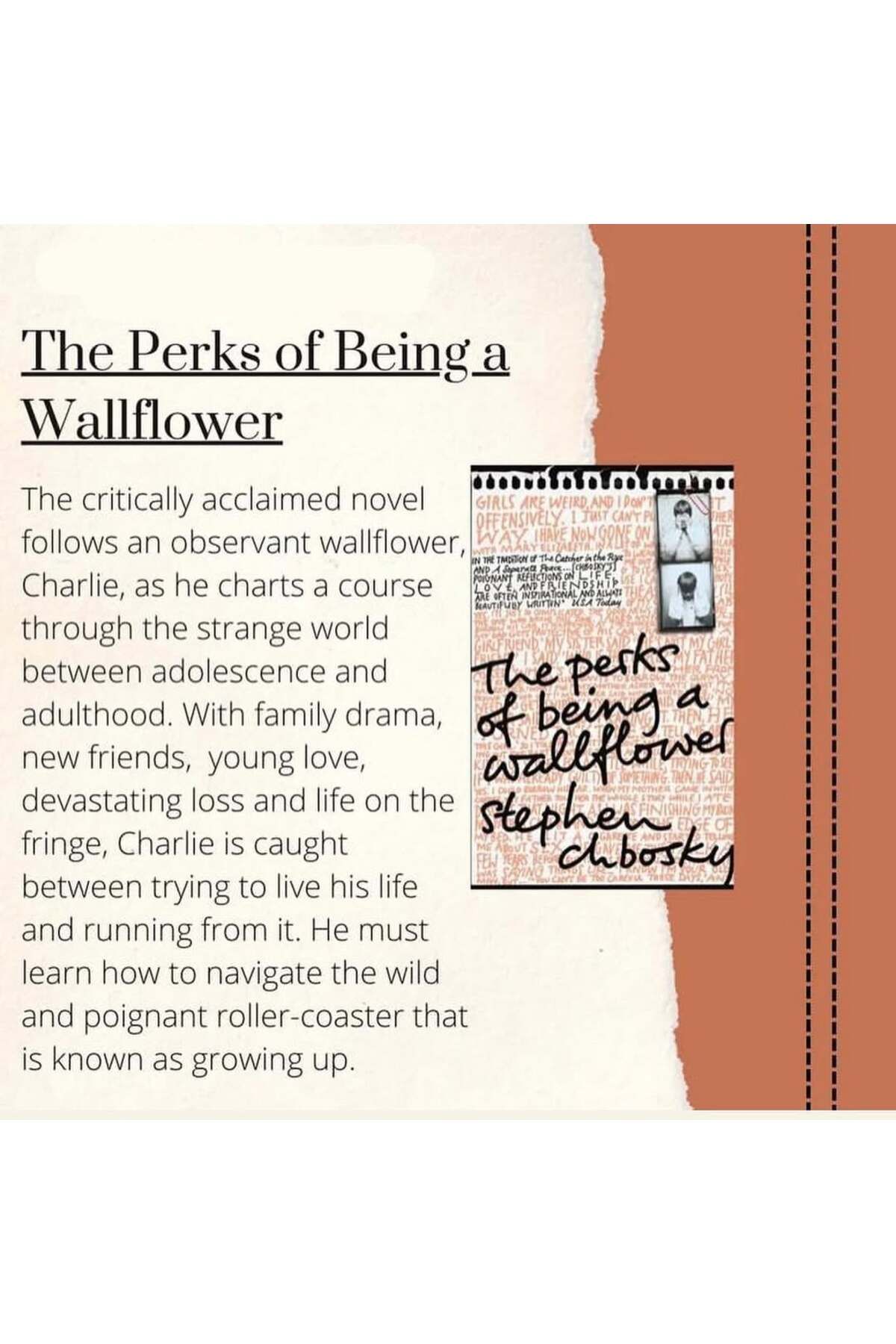 Penguin Books-Stephen Chbosky's the Perks of Being a Wallflower 4
