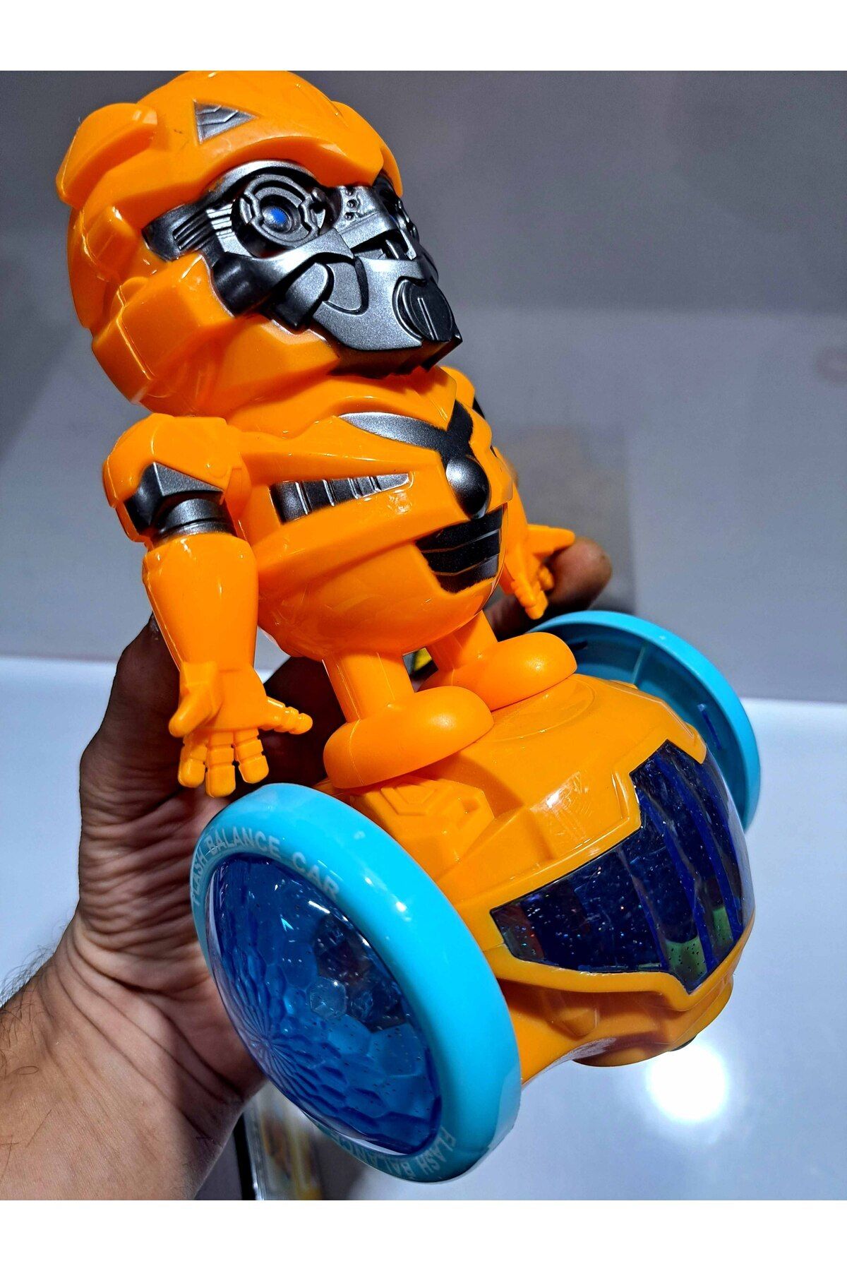 FEN TOYS-Robot Toy - Colorful, Light Sound, Can Move, 17X14Cm, 360 Degree Rotation 7