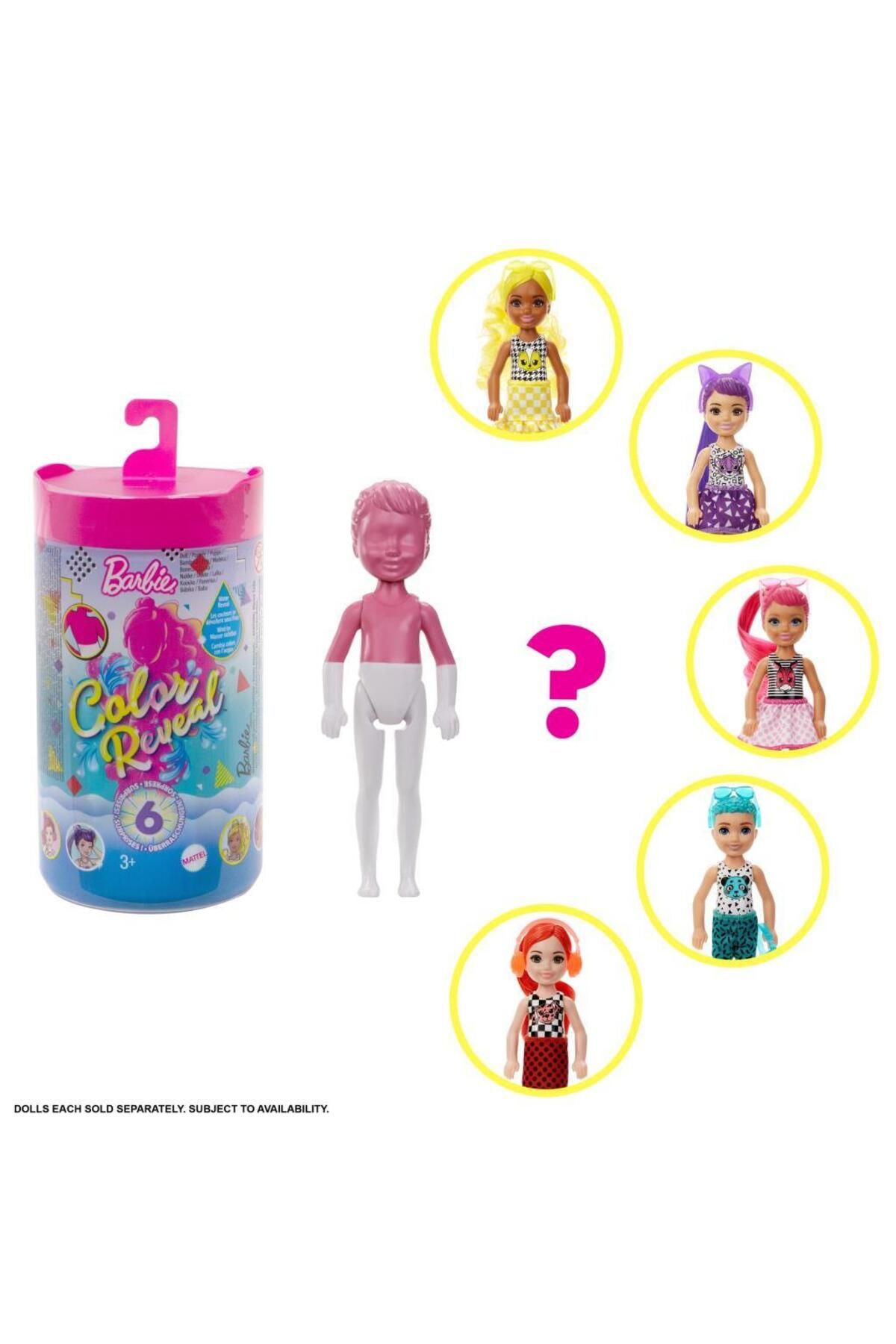 Barbie Color Reveal Renk Değiştiren Sürpriz Chelsea Bebekler S2 Gwc60