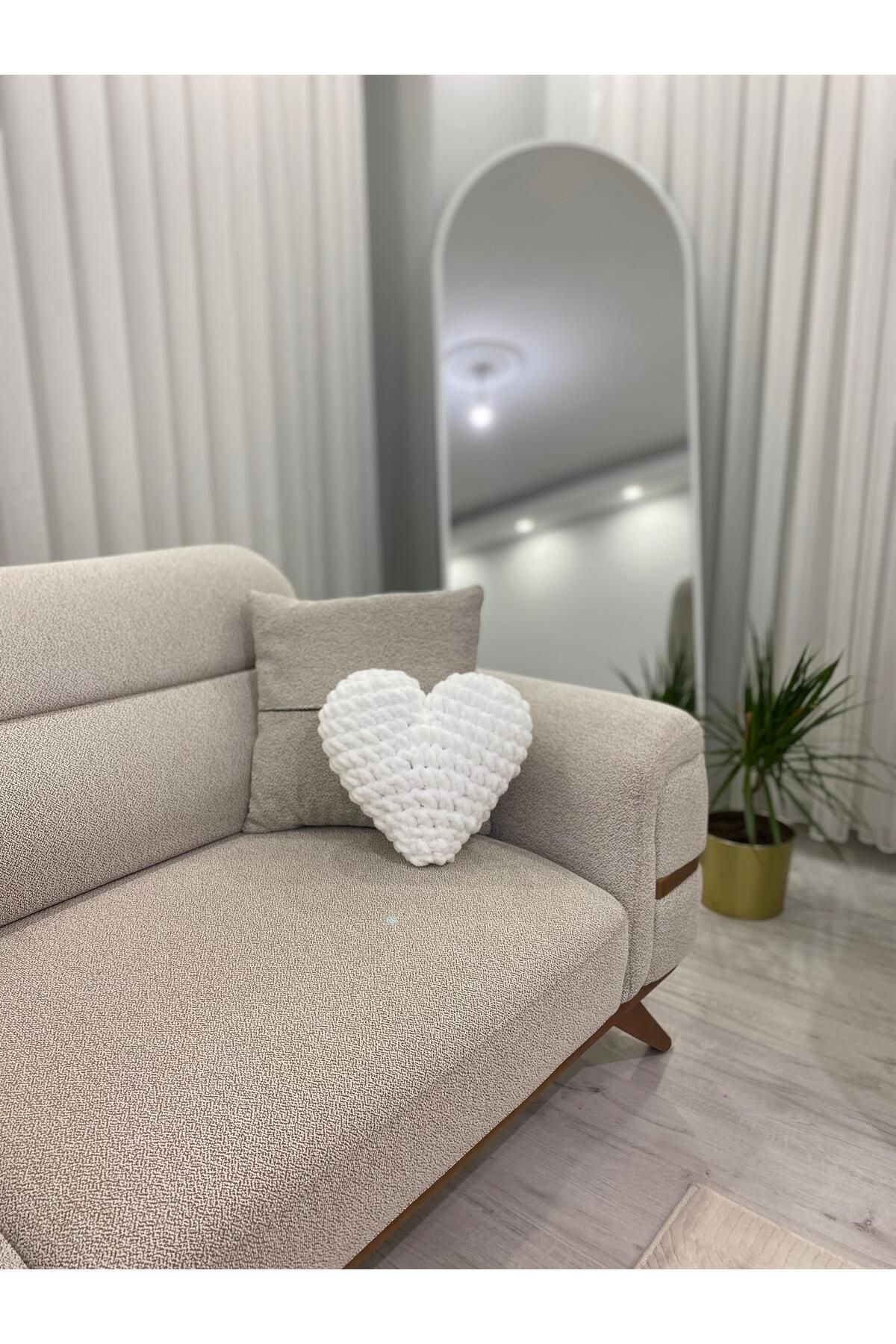 Home-Decorative Pillow with Heart - Heart Shaped Custom Pillow / the Most Beautiful of Gift Choices: Heart Pillow 5