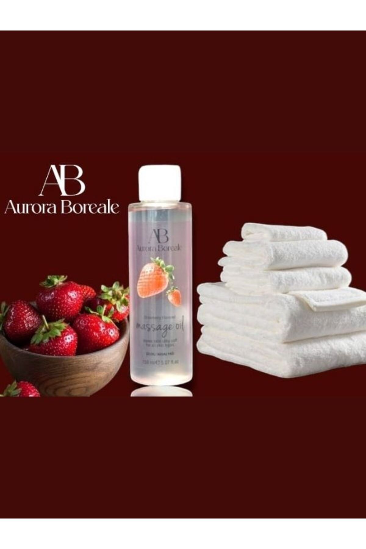 Marbode Aurora Boreale Çilek Aromalı Masaj Yağı 150 ML