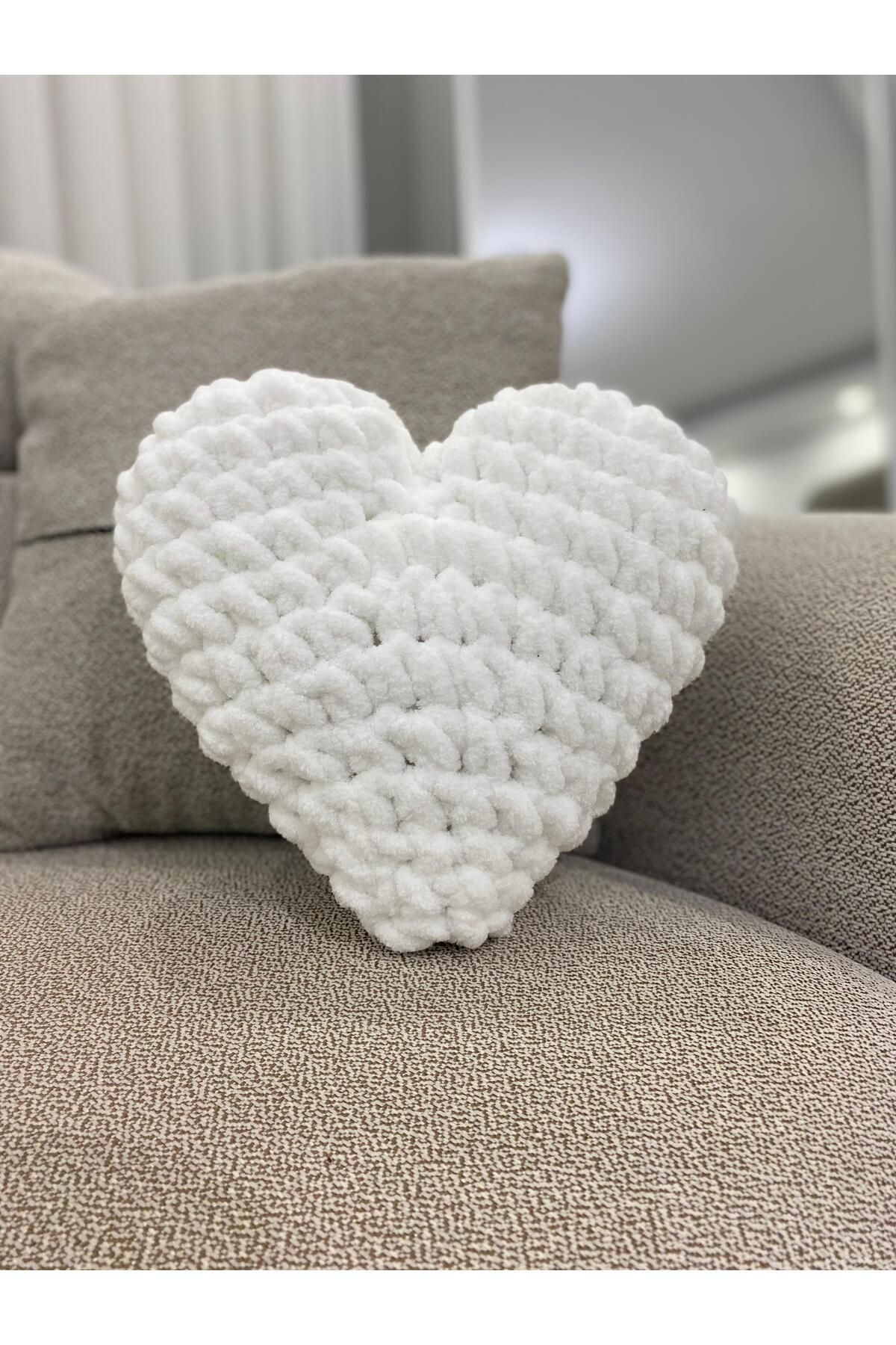 Home-Decorative Pillow with Heart - Heart Shaped Custom Pillow / the Most Beautiful of Gift Choices: Heart Pillow 3