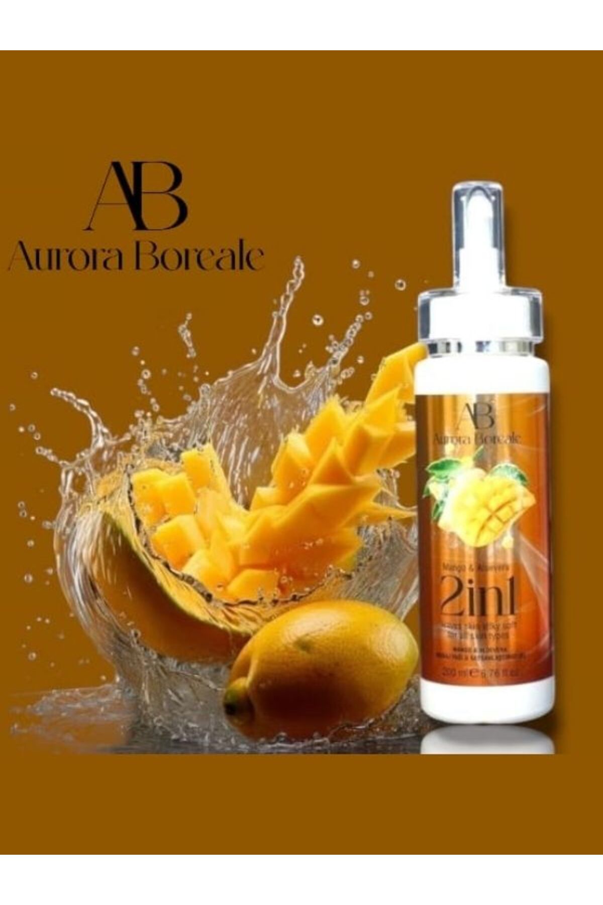 Marbode Aurora Boreale 2si1 Arada Mango Alovera Aromalı Masaj Yağı & Kayganlaştırıcı Jel 200 ML