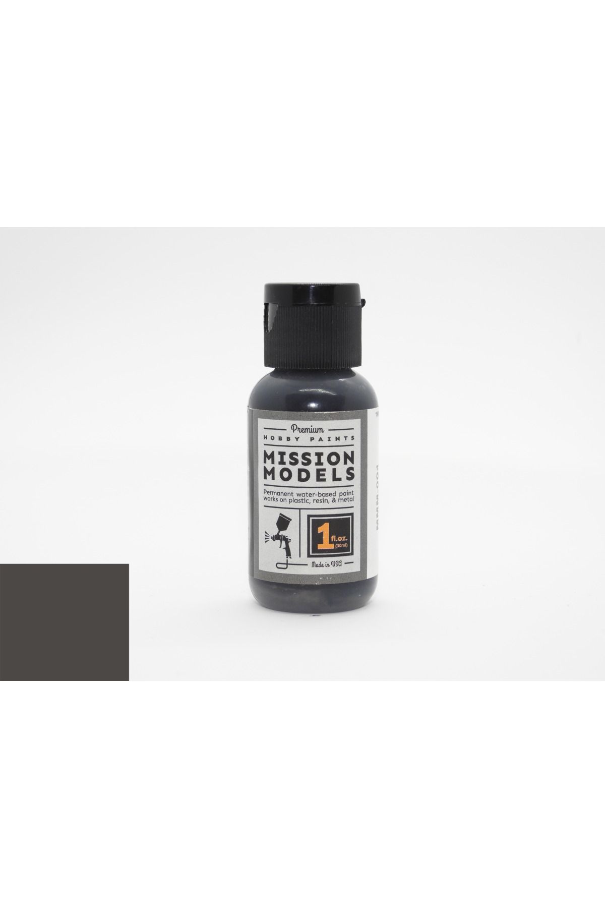 Mission Models MMM-001 Metallic Burnt Iron 1 Metalik Maket Boyası 30ml