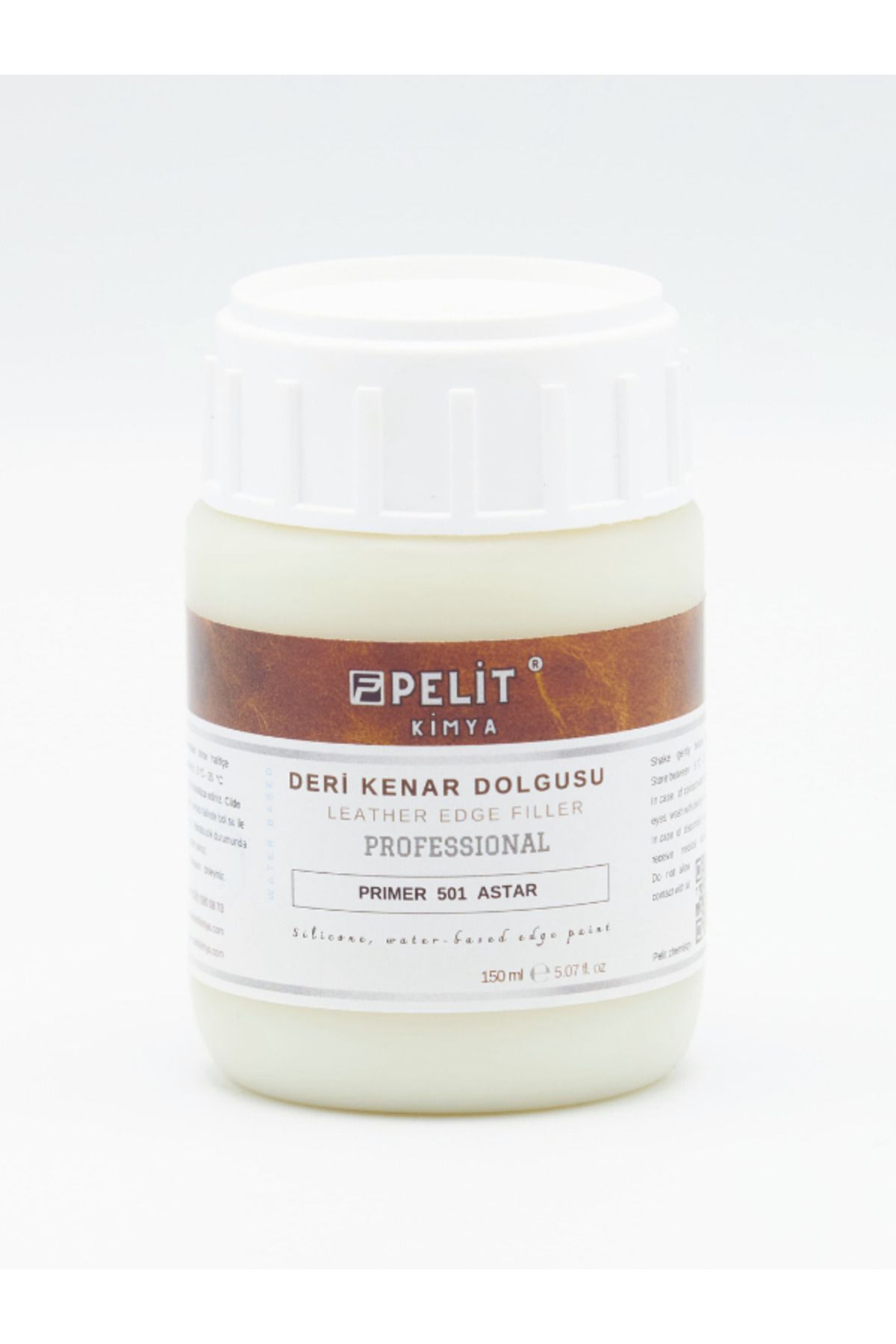 Pelitkimya Astar Deri Kenar Dolgusu 150 ml Profesyonel Alt Kat Leather Edge Filler