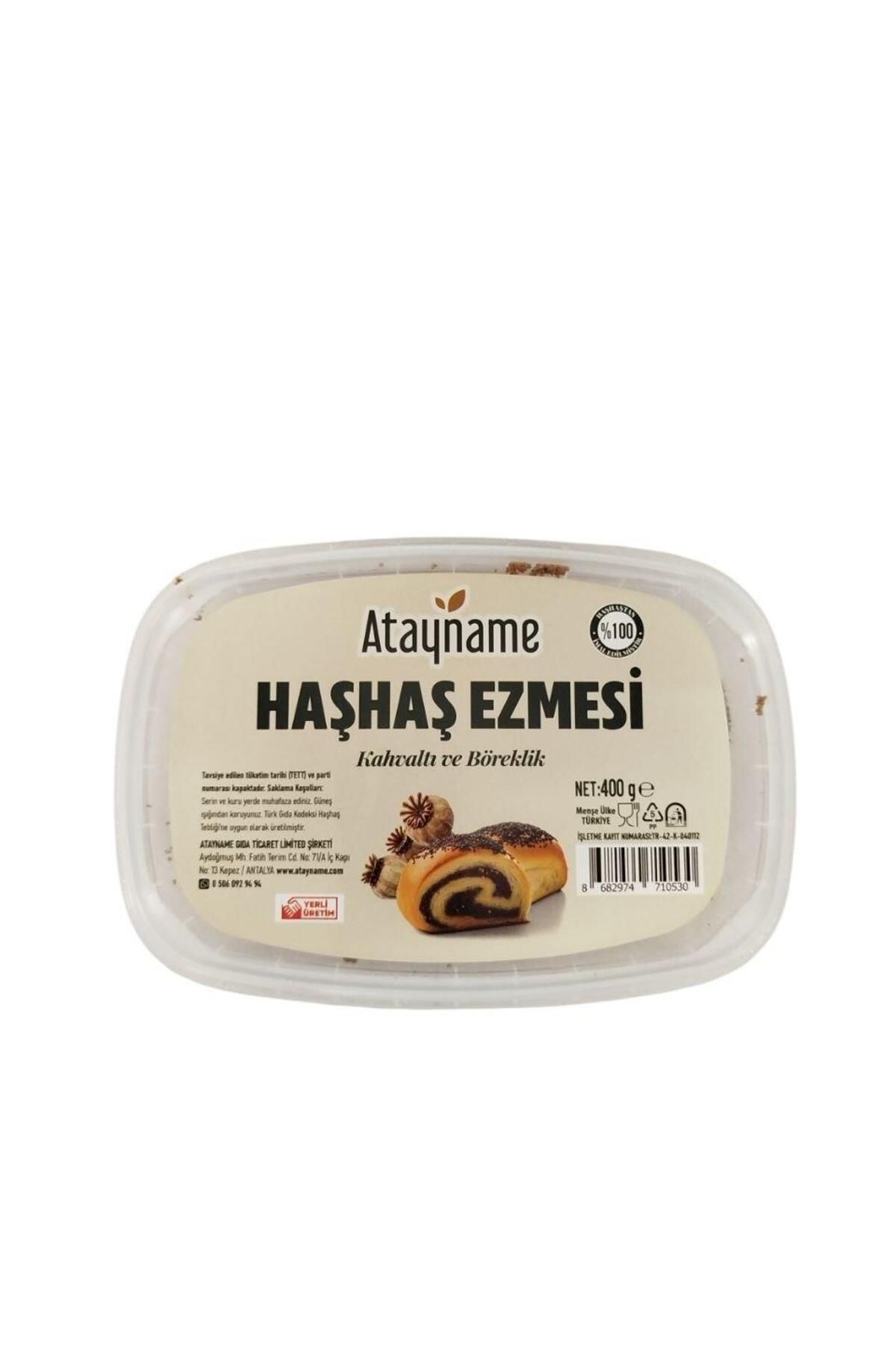 ATAYNAME Haşhaş Ezmesi 400 G