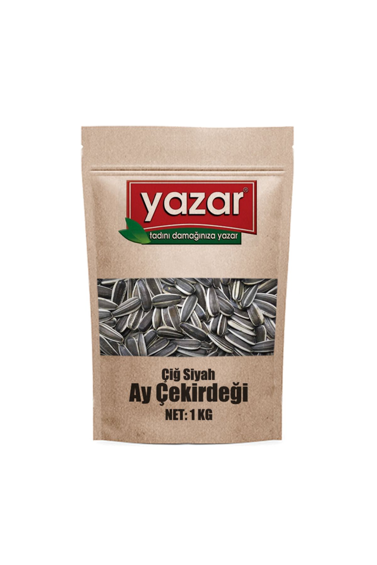 YAZAR Kuruyemiş Ay Çekirdeği Siyah Sade 1 Kg