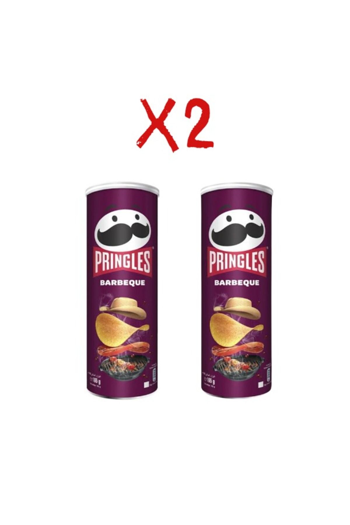 Pringles Prıngles Texas BBQ Sauce Cips 165 gr 2 adet